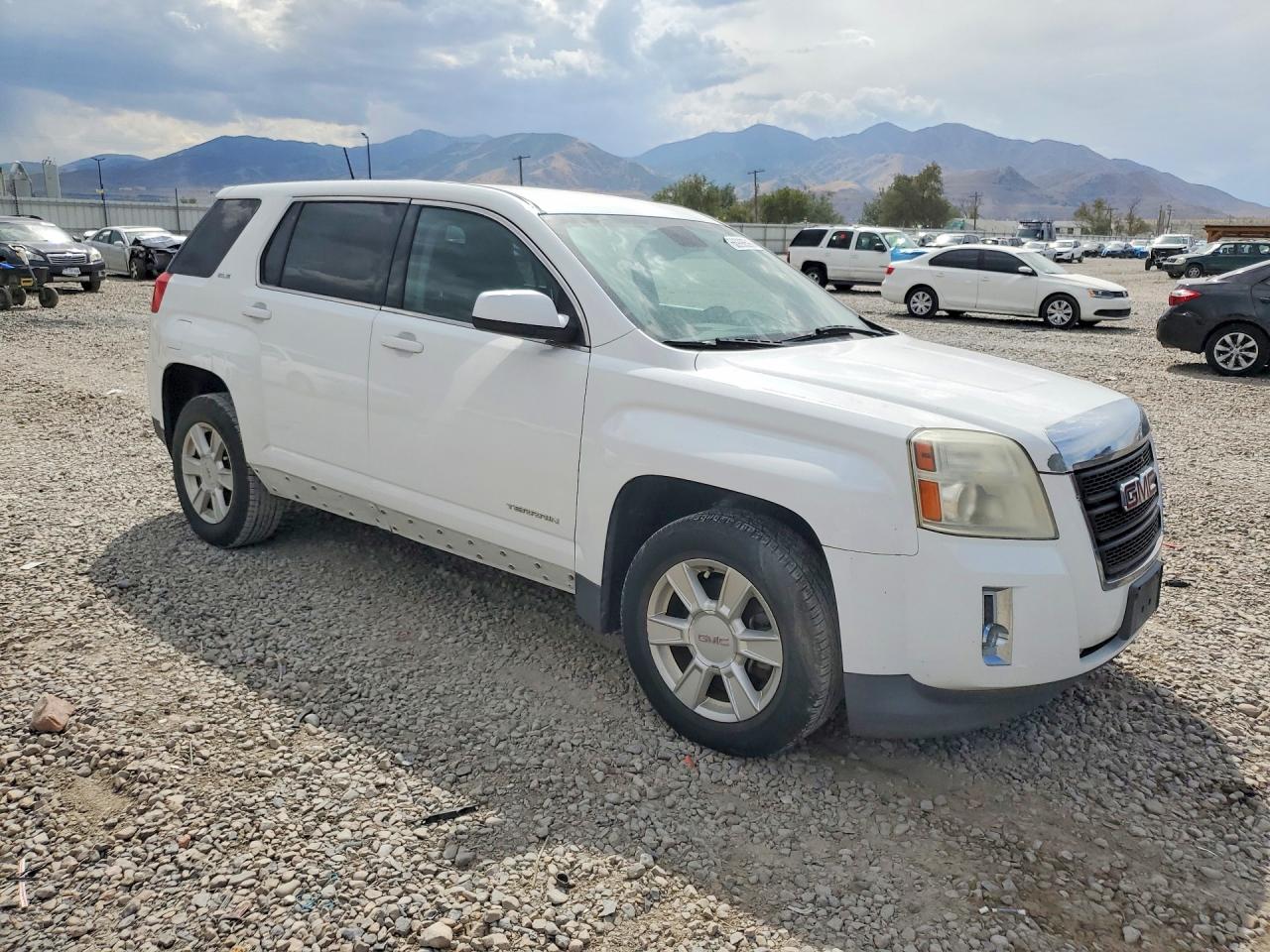 2013 Gmc Terrain Sle White vin: 2GKFLREK7D6430898