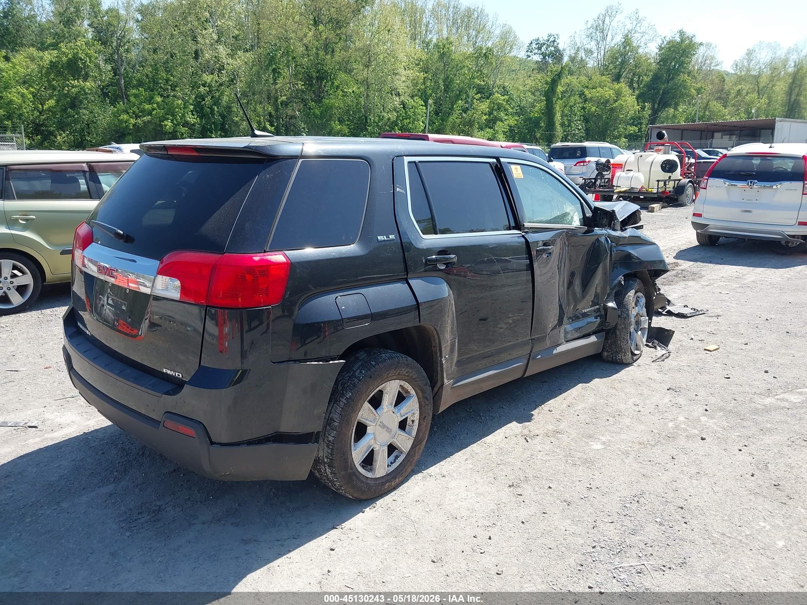 2013 Gmc Terrain Sle-1 Черный vin: 2GKFLREK8D6273849