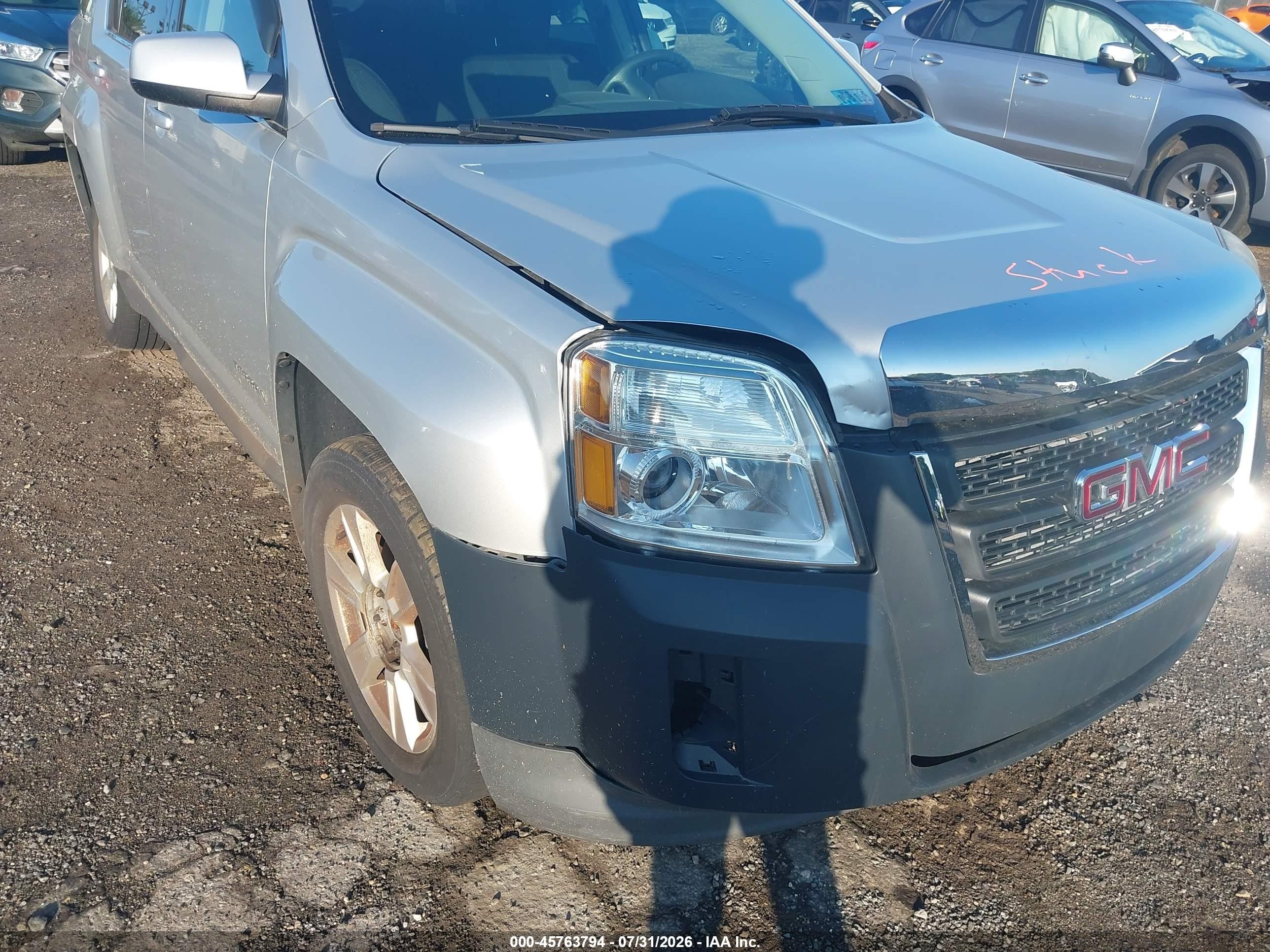 2013 Gmc Terrain Sle-1 Silver vin: 2GKFLREK9D6133924