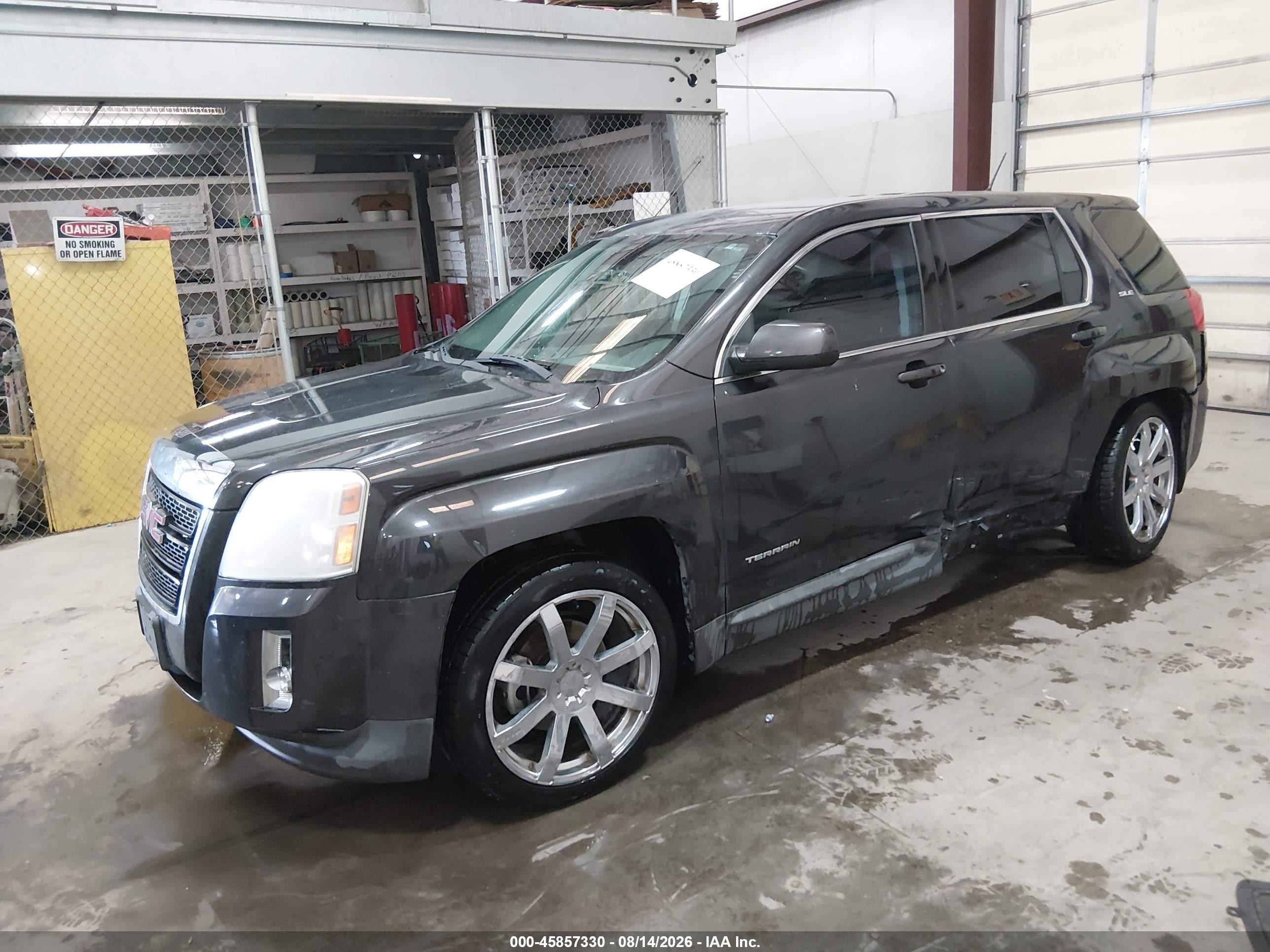 2013 Gmc Terrain Sle-1 Black vin: 2GKFLREK9D6158113