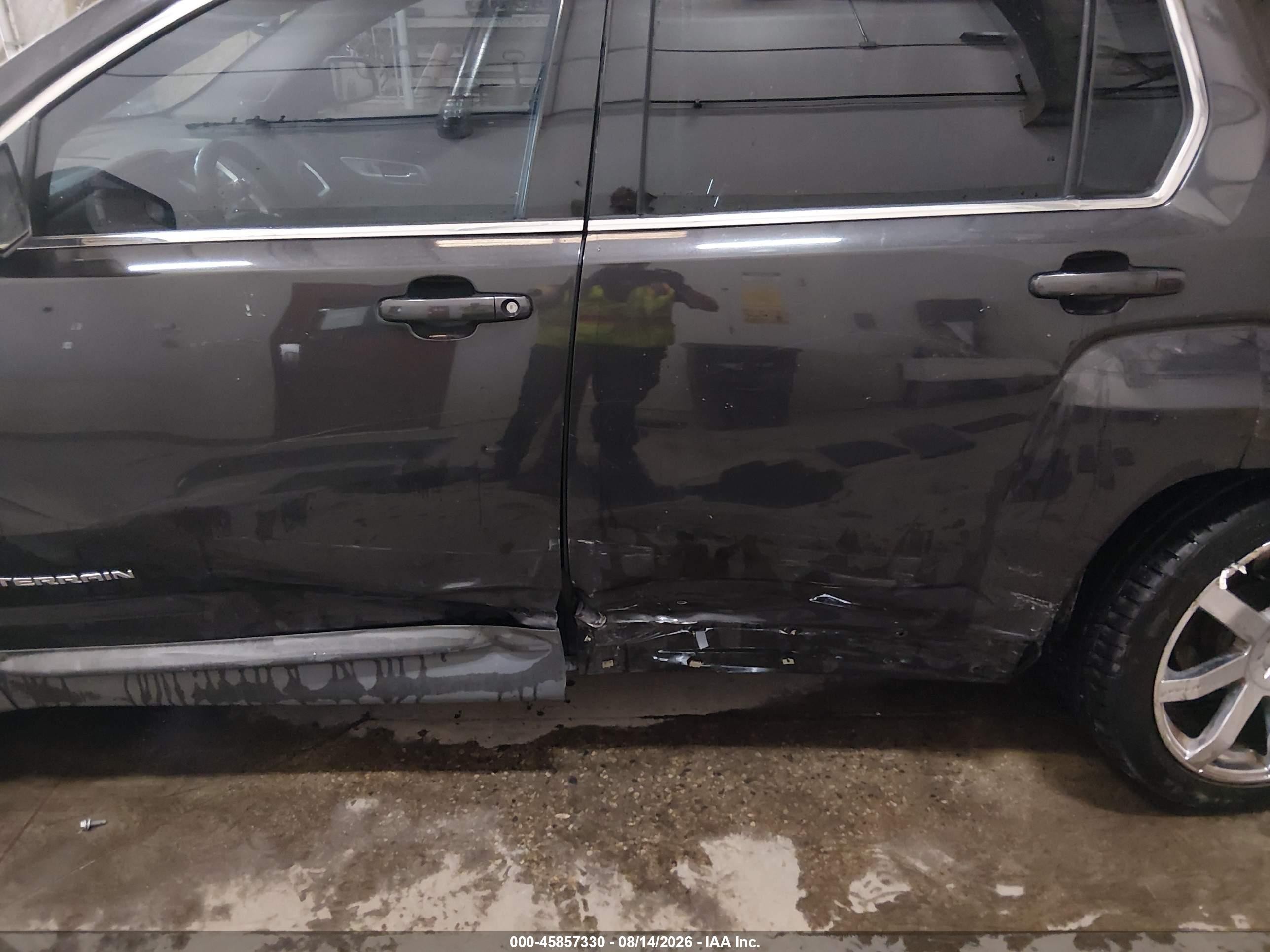 2013 Gmc Terrain Sle-1 Black vin: 2GKFLREK9D6158113