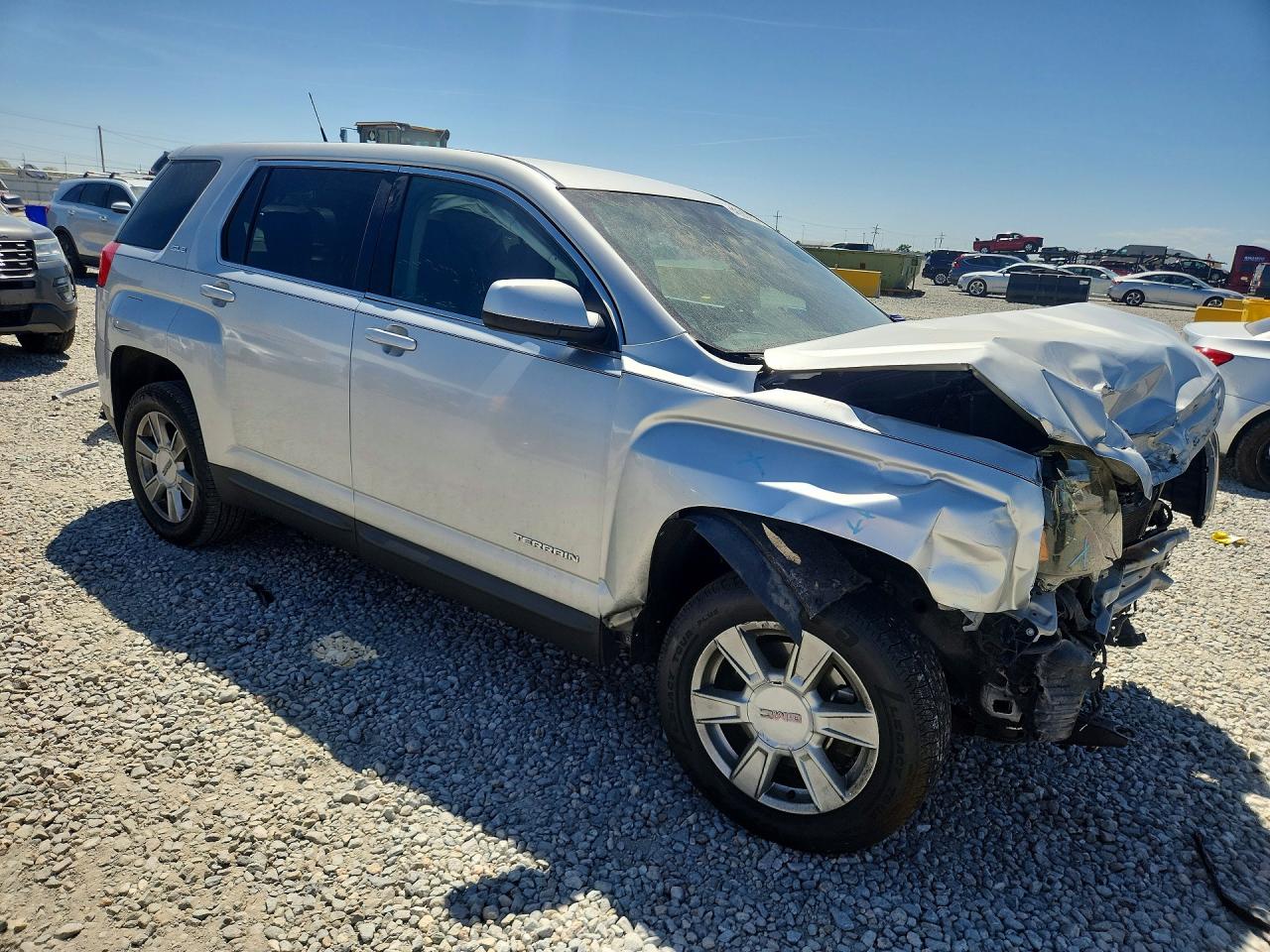 2012 Gmc Terrain Sle Silver vin: 2GKFLREKXC6254296