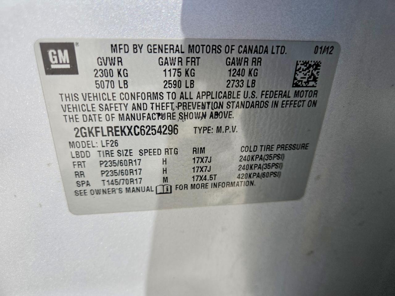 2012 Gmc Terrain Sle Silver vin: 2GKFLREKXC6254296