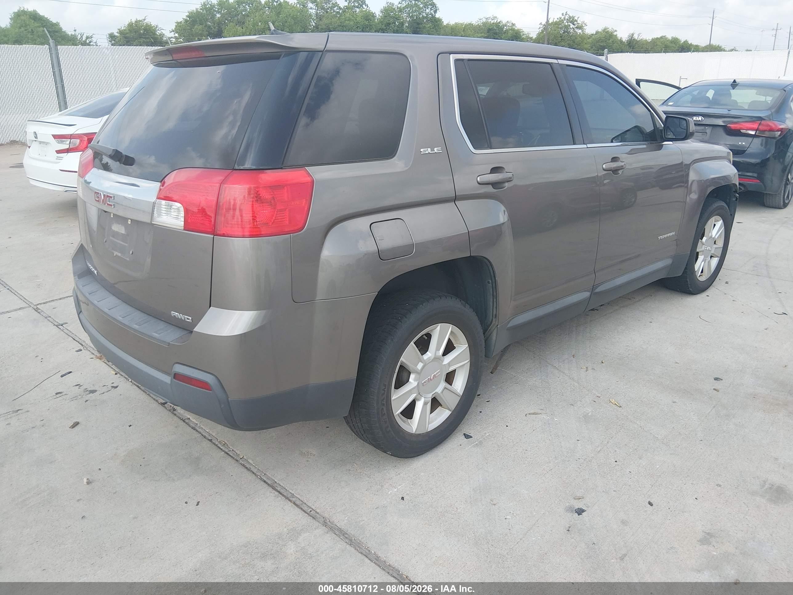 2012 Gmc Terrain Sle-1 Brown vin: 2GKFLREKXC6360599