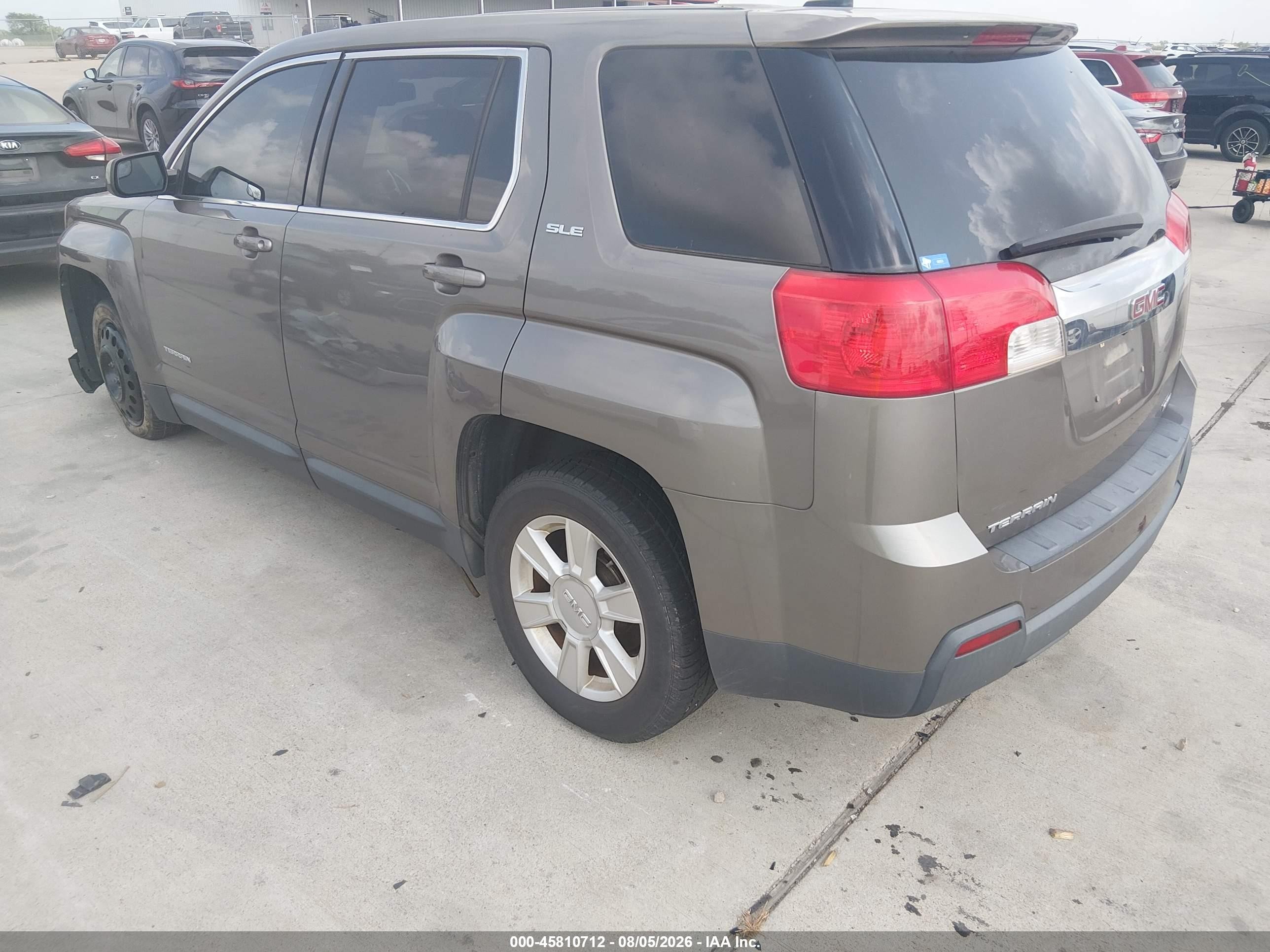 2012 Gmc Terrain Sle-1 Brown vin: 2GKFLREKXC6360599