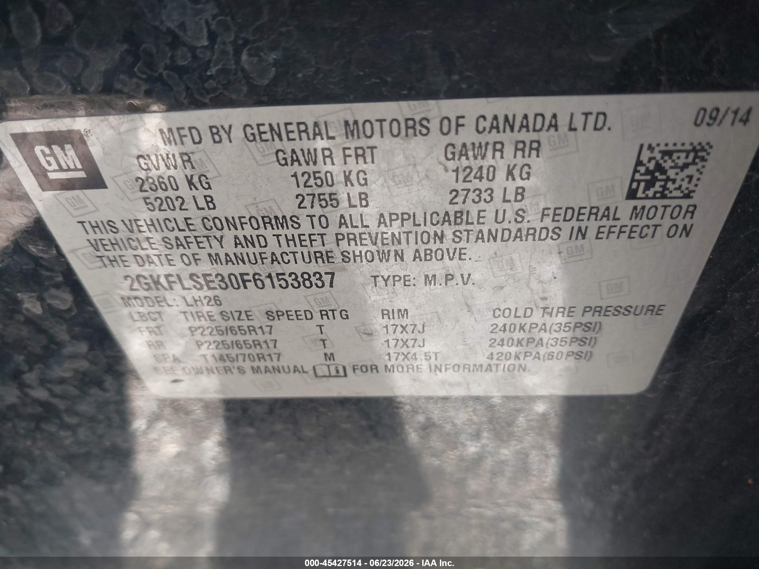 2015 Gmc Terrain Slt-1 Black vin: 2GKFLSE30F6153837