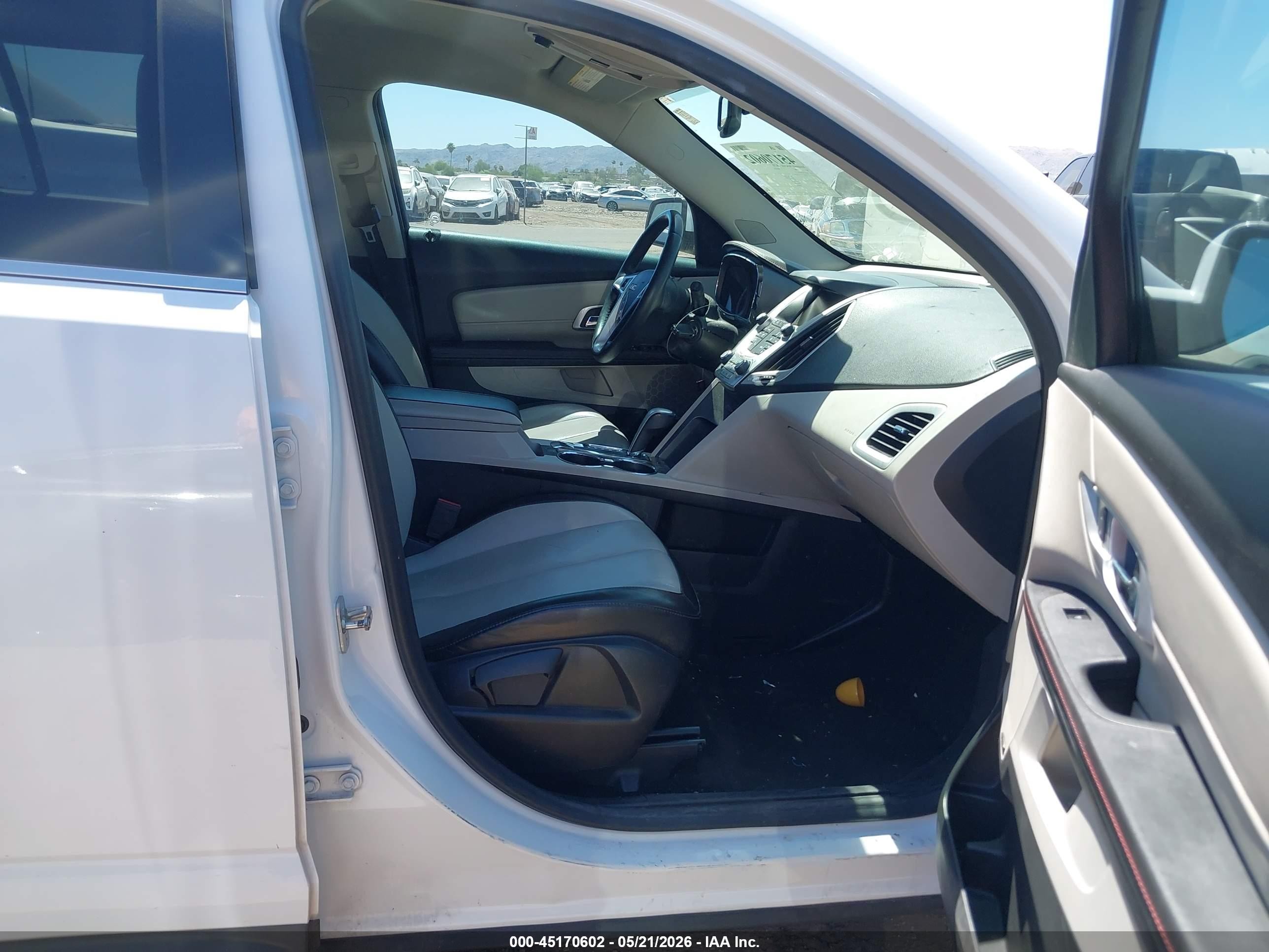 2015 Gmc Terrain Slt-1 White vin: 2GKFLSE30F6381157