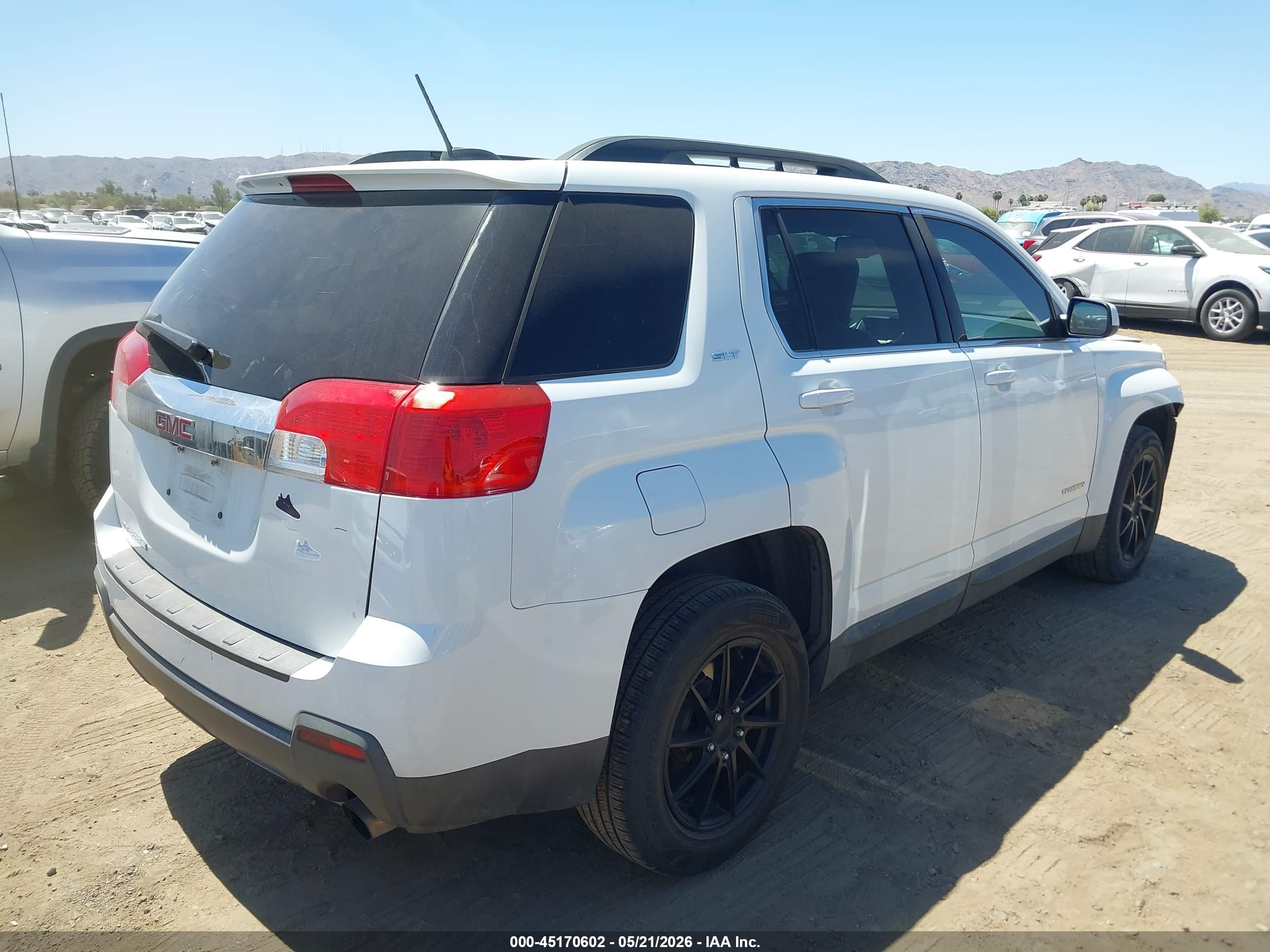 2015 Gmc Terrain Slt-1 White vin: 2GKFLSE30F6381157