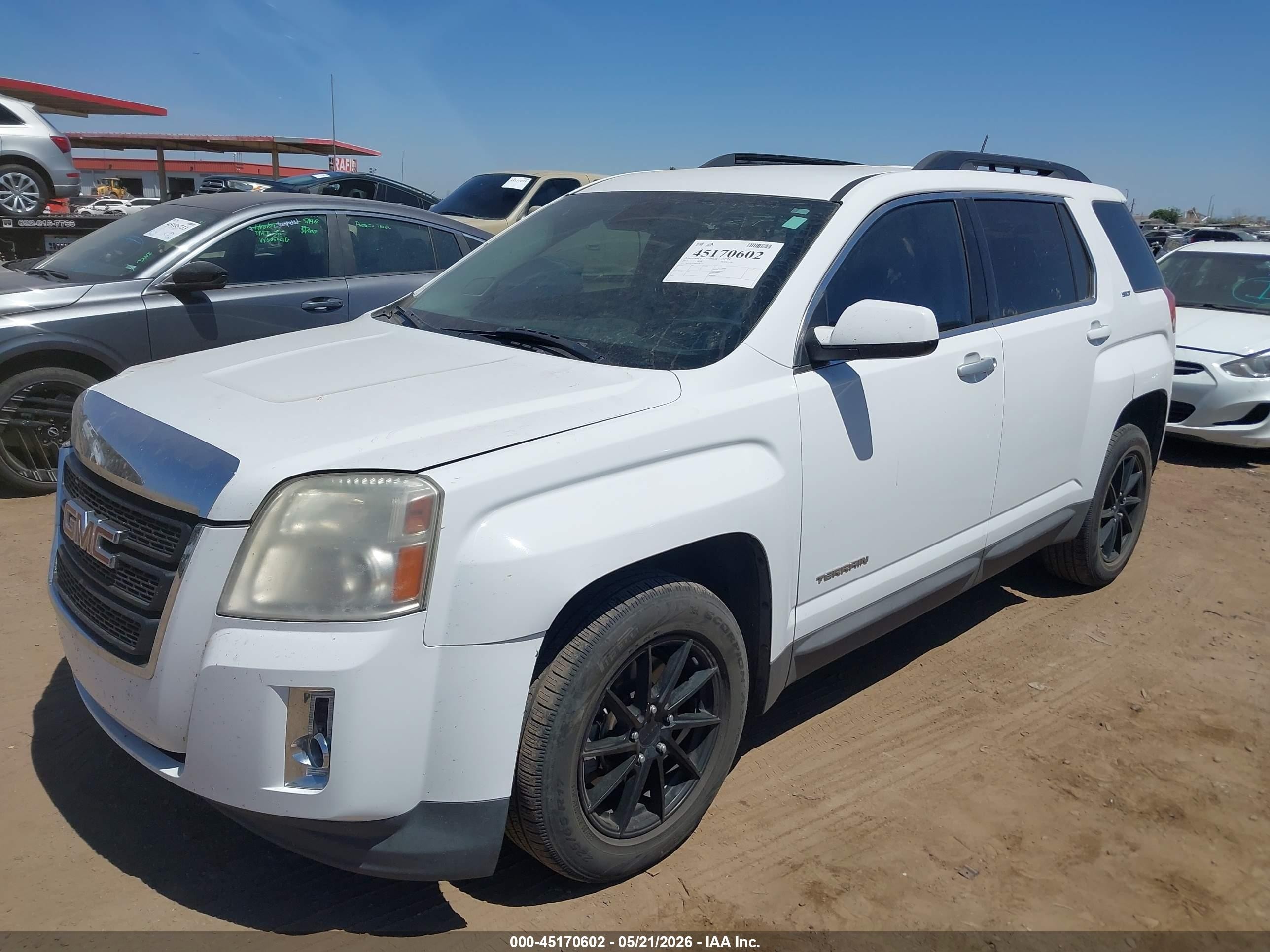 2015 Gmc Terrain Slt-1 White vin: 2GKFLSE30F6381157