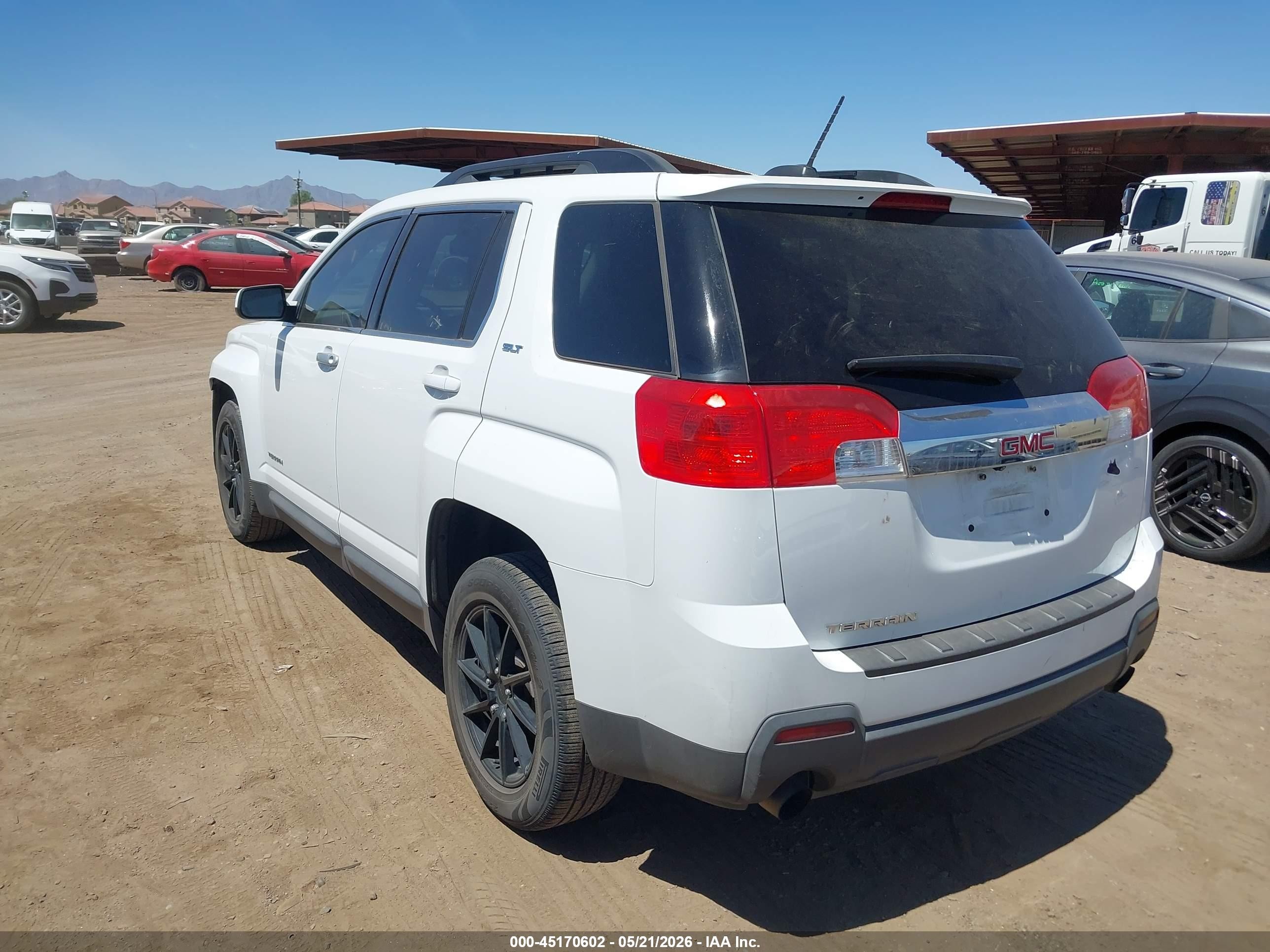 2015 Gmc Terrain Slt-1 White vin: 2GKFLSE30F6381157