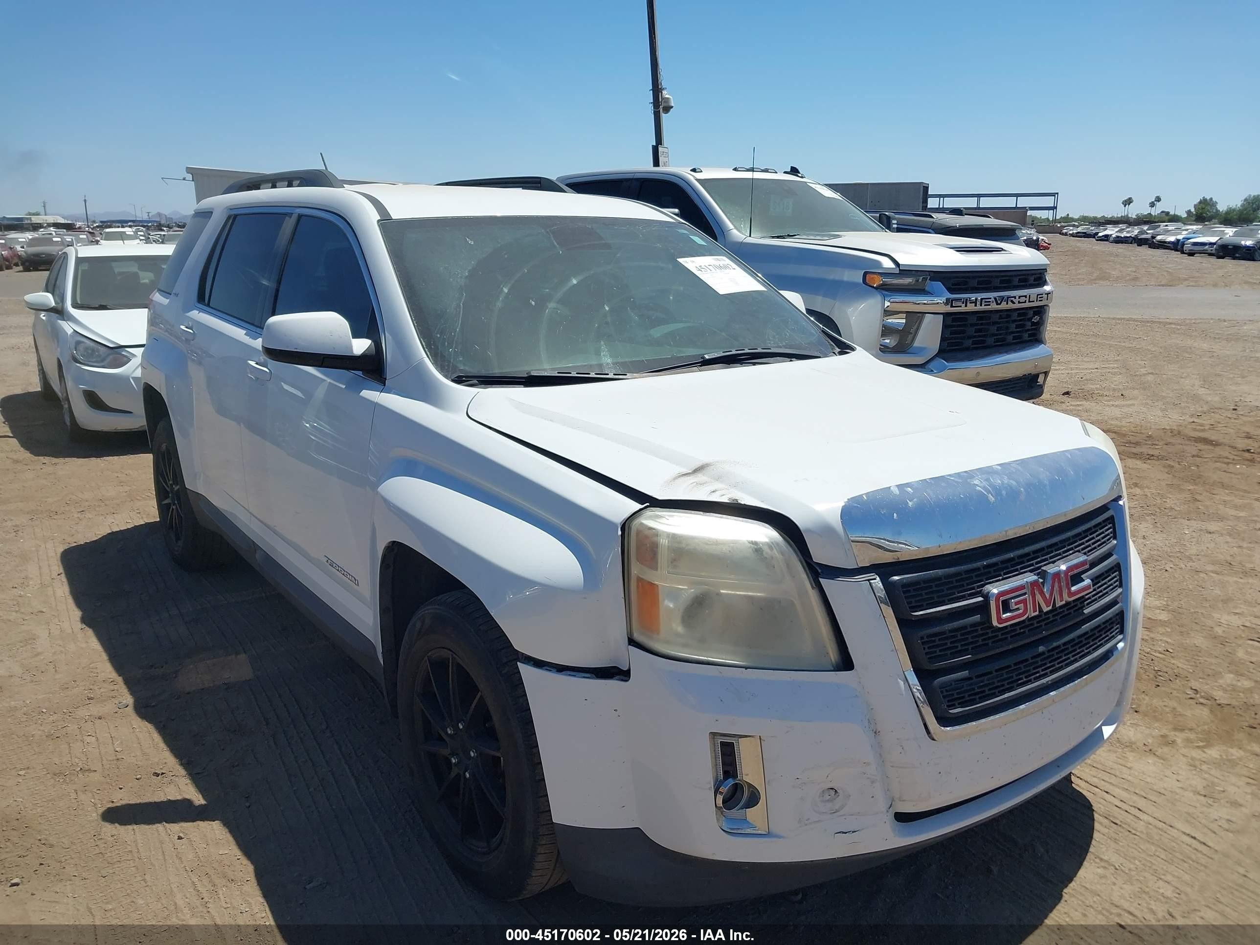 2015 Gmc Terrain Slt-1 White vin: 2GKFLSE30F6381157
