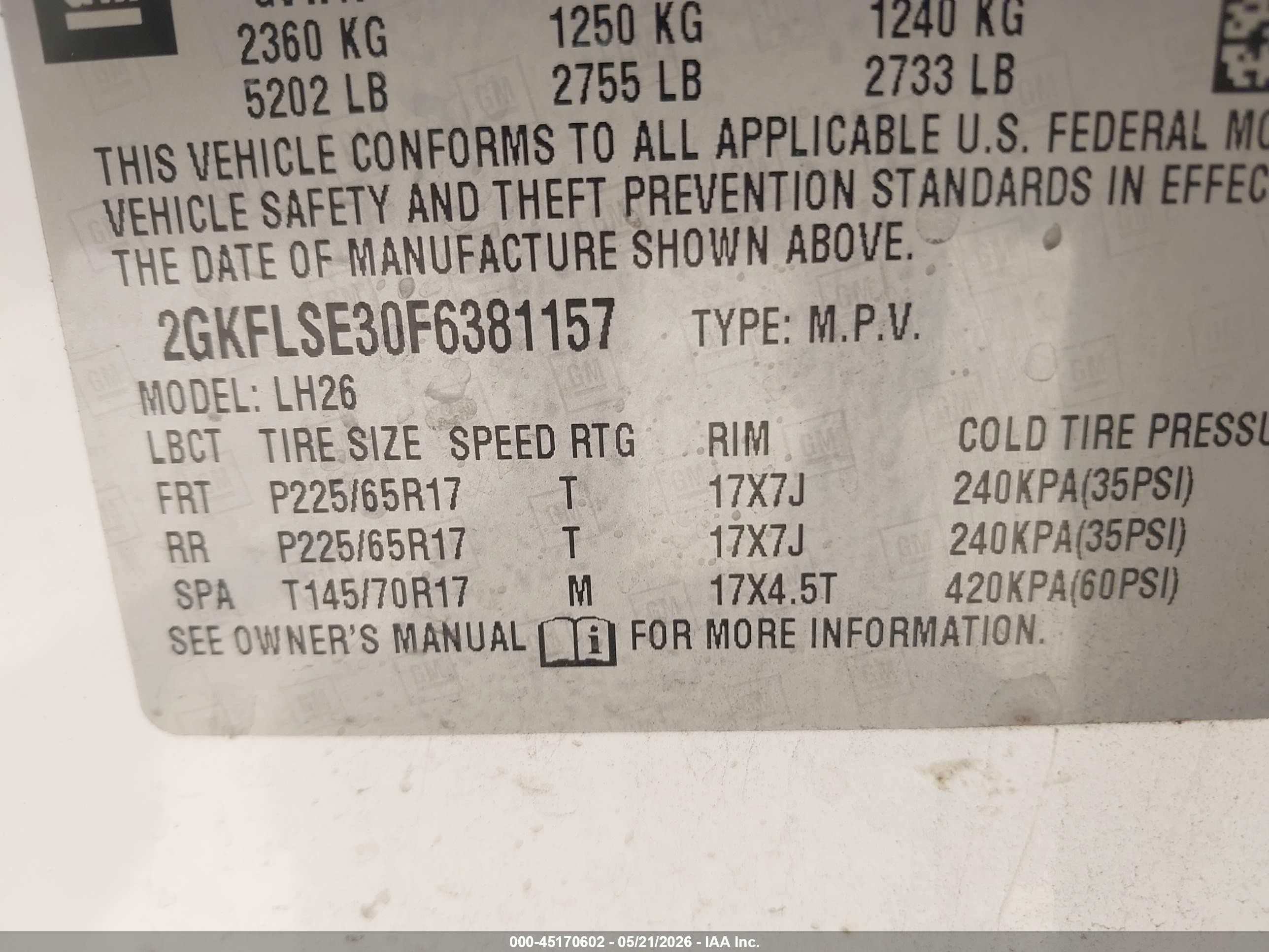 2015 Gmc Terrain Slt-1 White vin: 2GKFLSE30F6381157