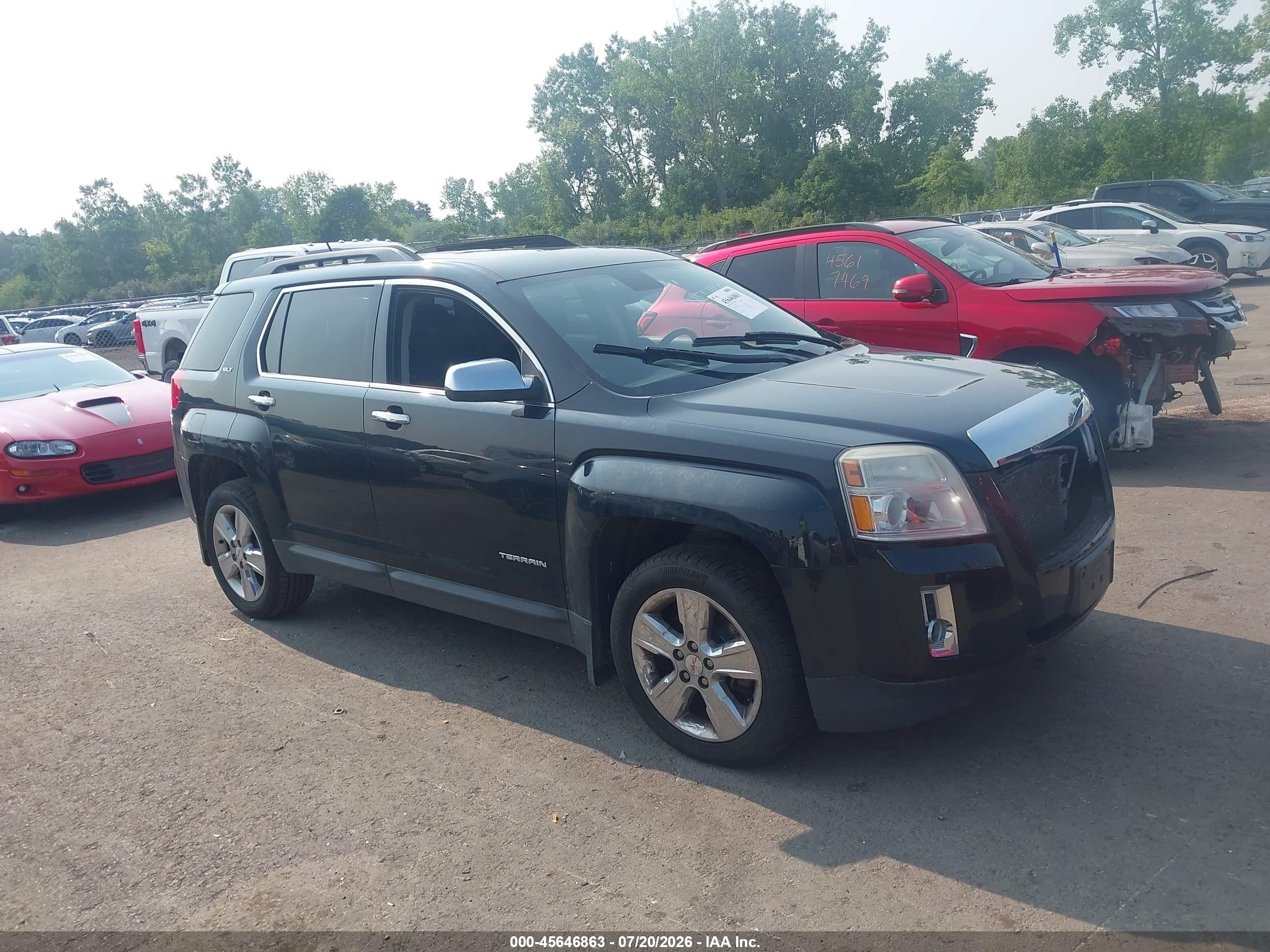 2015 Gmc Terrain Slt-1 Черный vin: 2GKFLSE31F6331691