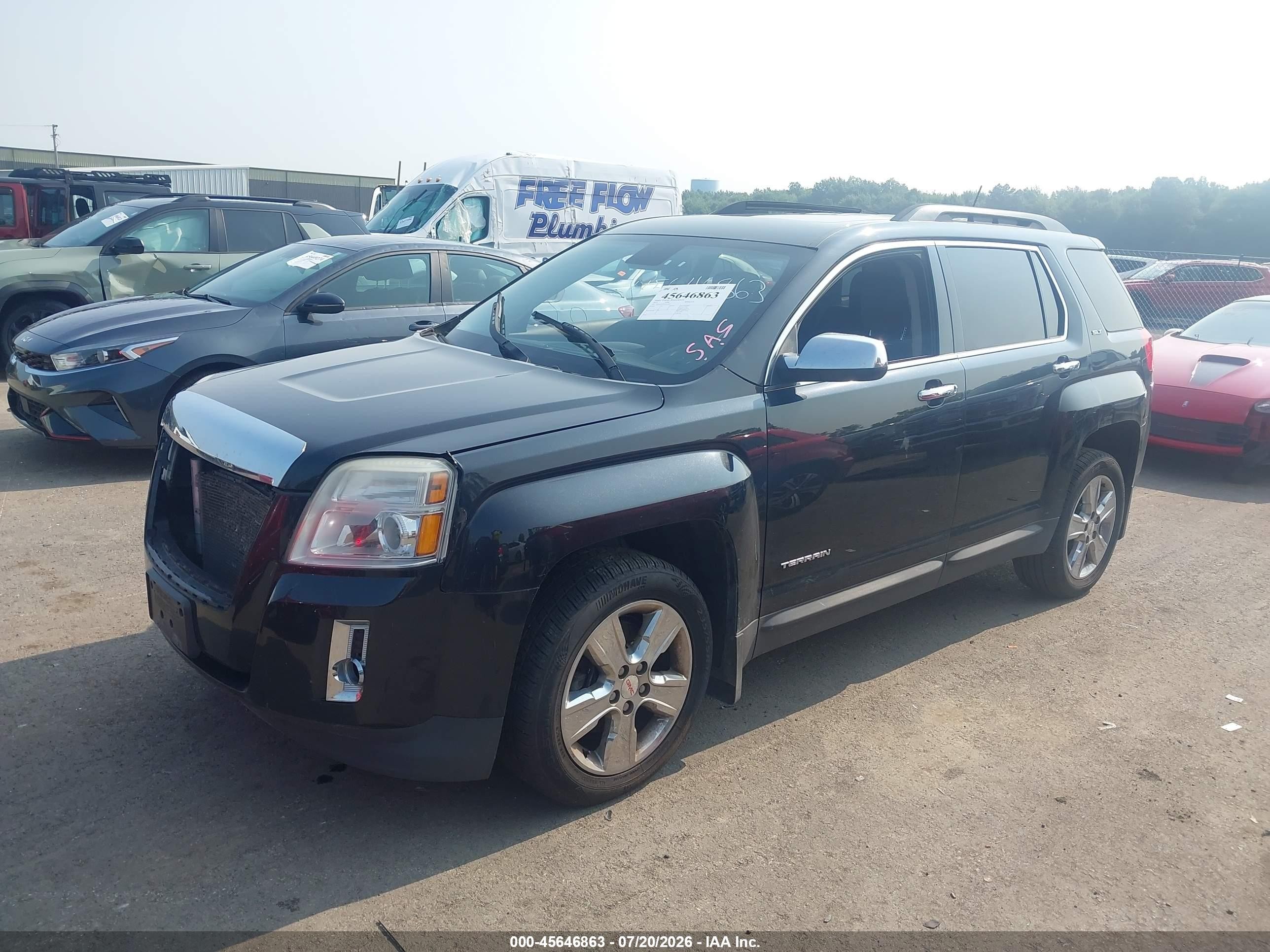 2015 Gmc Terrain Slt-1 Черный vin: 2GKFLSE31F6331691