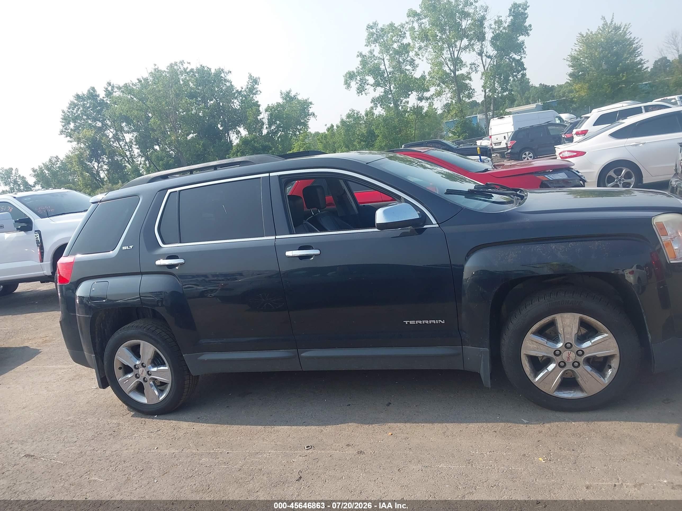 2015 Gmc Terrain Slt-1 Черный vin: 2GKFLSE31F6331691