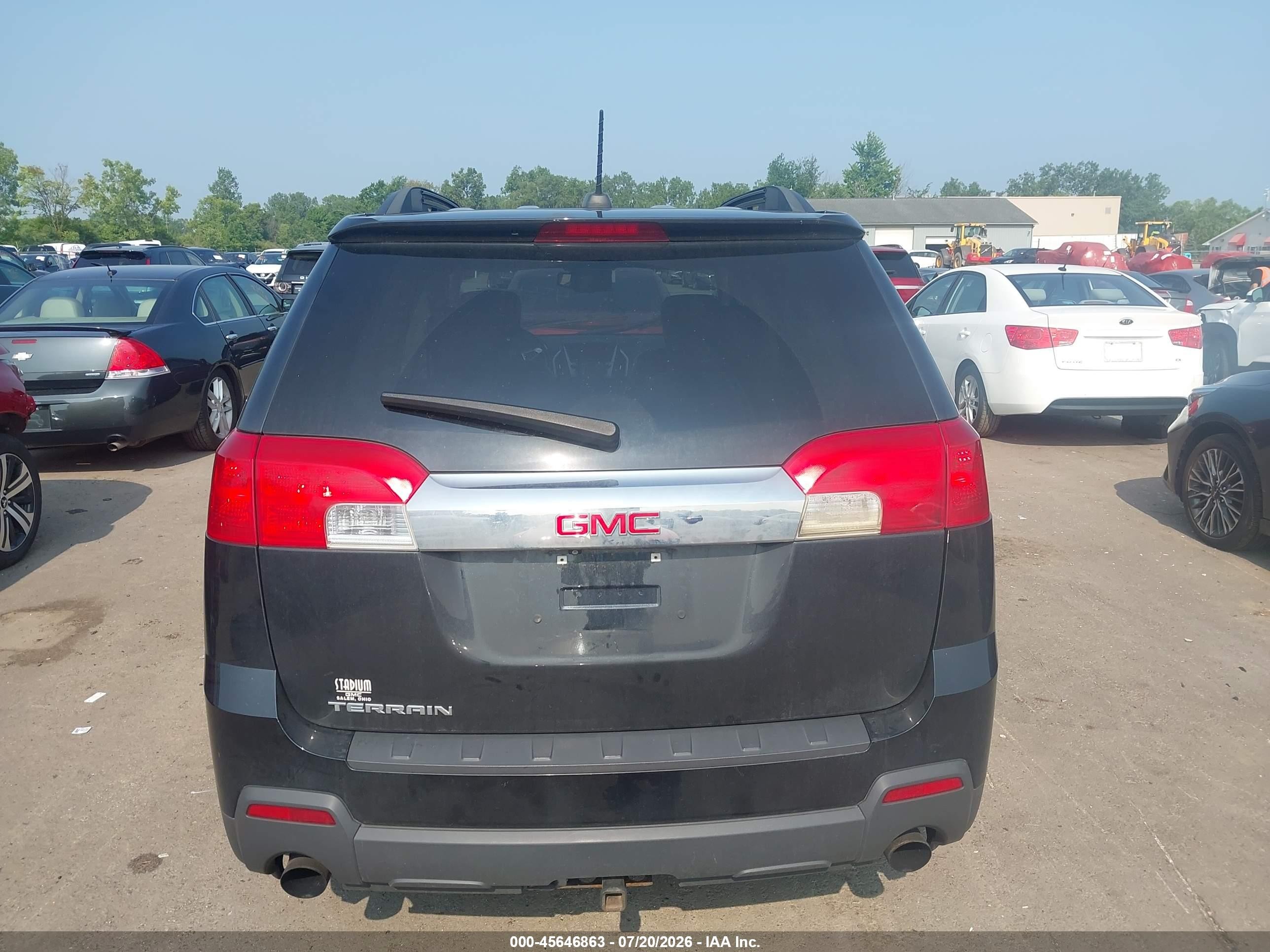 2015 Gmc Terrain Slt-1 Черный vin: 2GKFLSE31F6331691