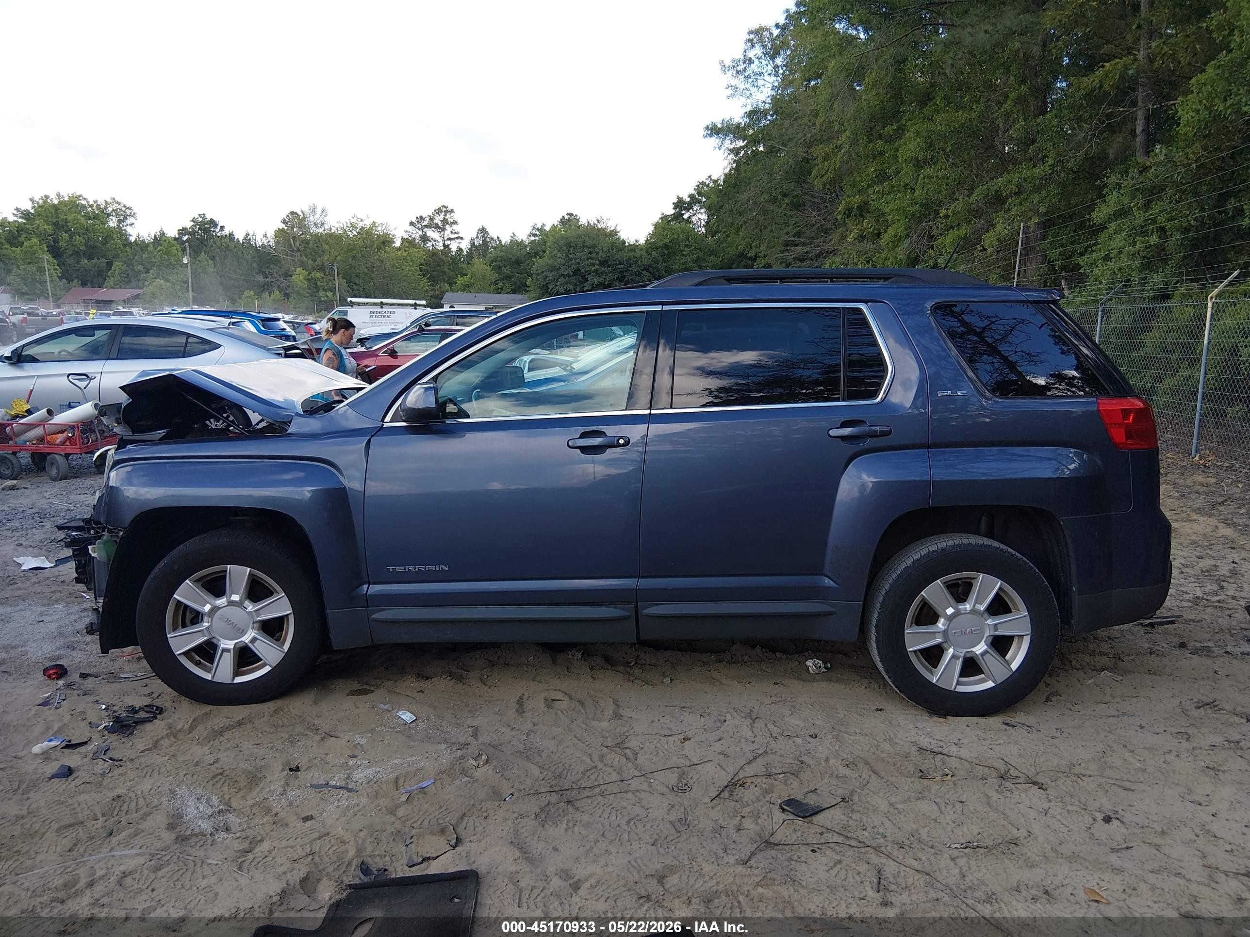 2013 Gmc Terrain Sle-2 Gray vin: 2GKFLSE33D6281566