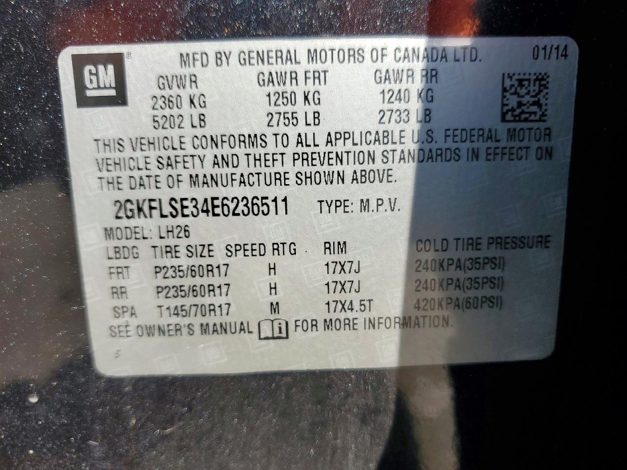 2014 Gmc Terrain Slt Черный vin: 2GKFLSE34E6236511