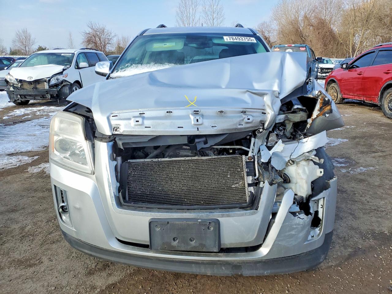 2015 Gmc Terrain Slt Silver vin: 2GKFLSE34F6144056