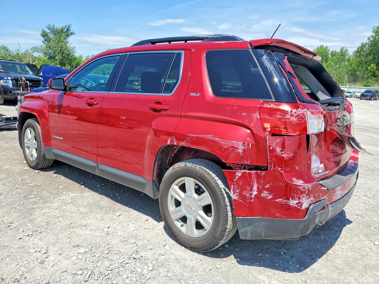 2015 Gmc Terrain Slt Красный vin: 2GKFLSE34F6425791