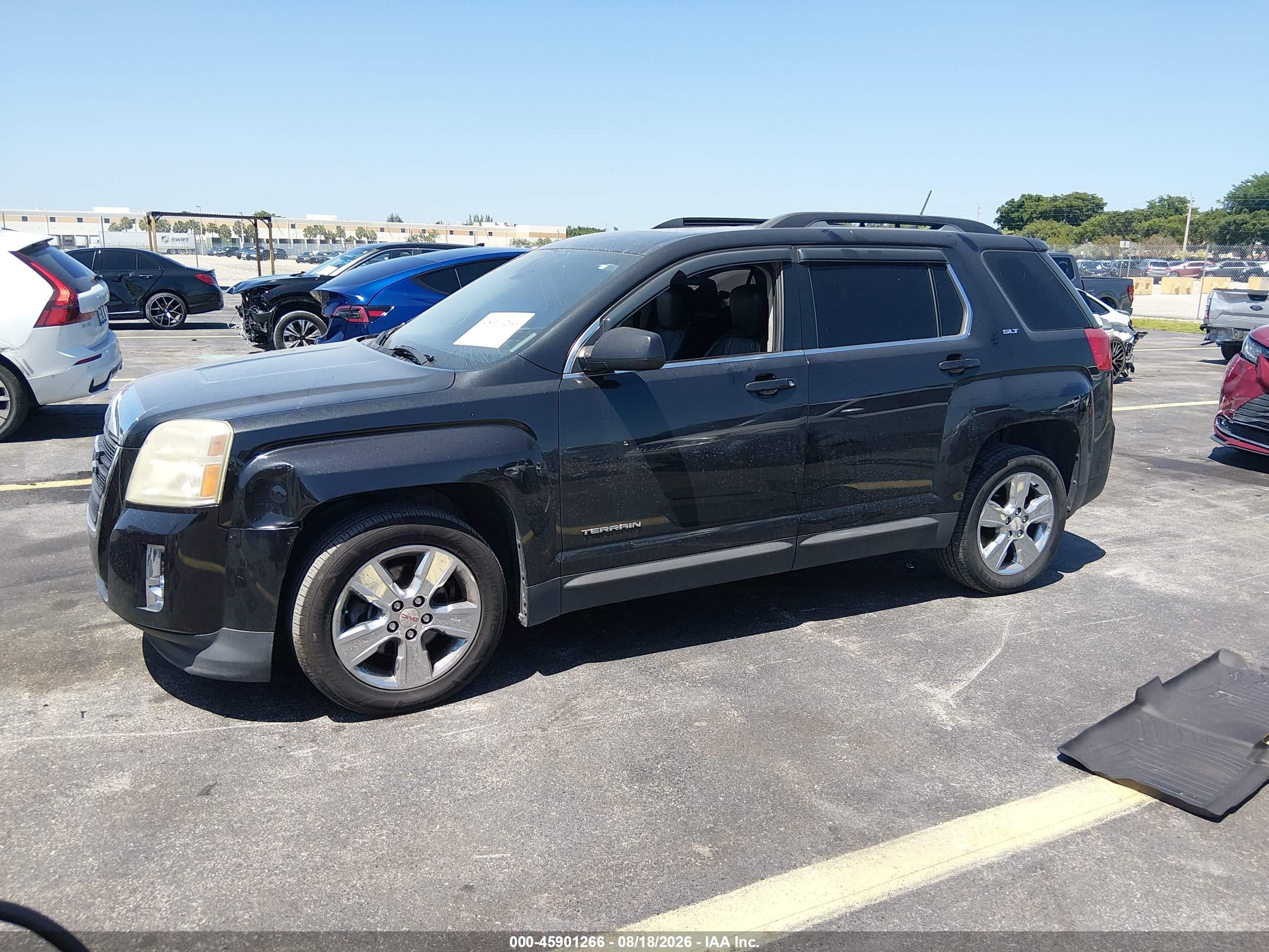 2014 Gmc Terrain Slt-1 Black vin: 2GKFLSE35E6378401