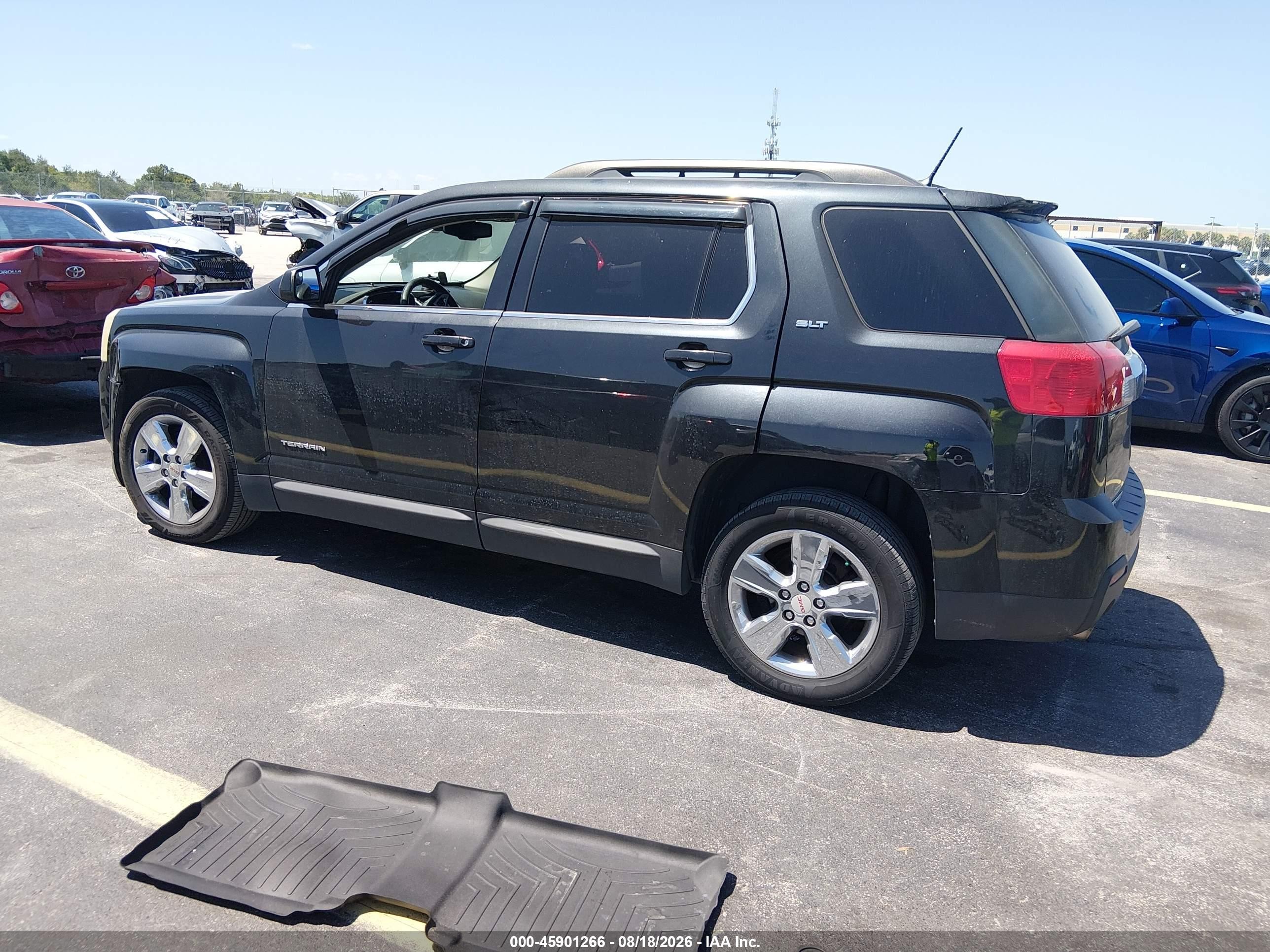 2014 Gmc Terrain Slt-1 Black vin: 2GKFLSE35E6378401