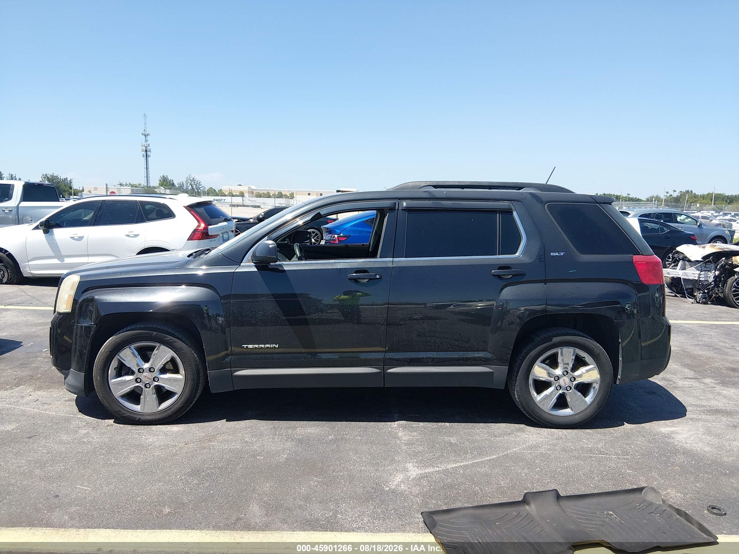 2014 Gmc Terrain Slt-1 Black vin: 2GKFLSE35E6378401
