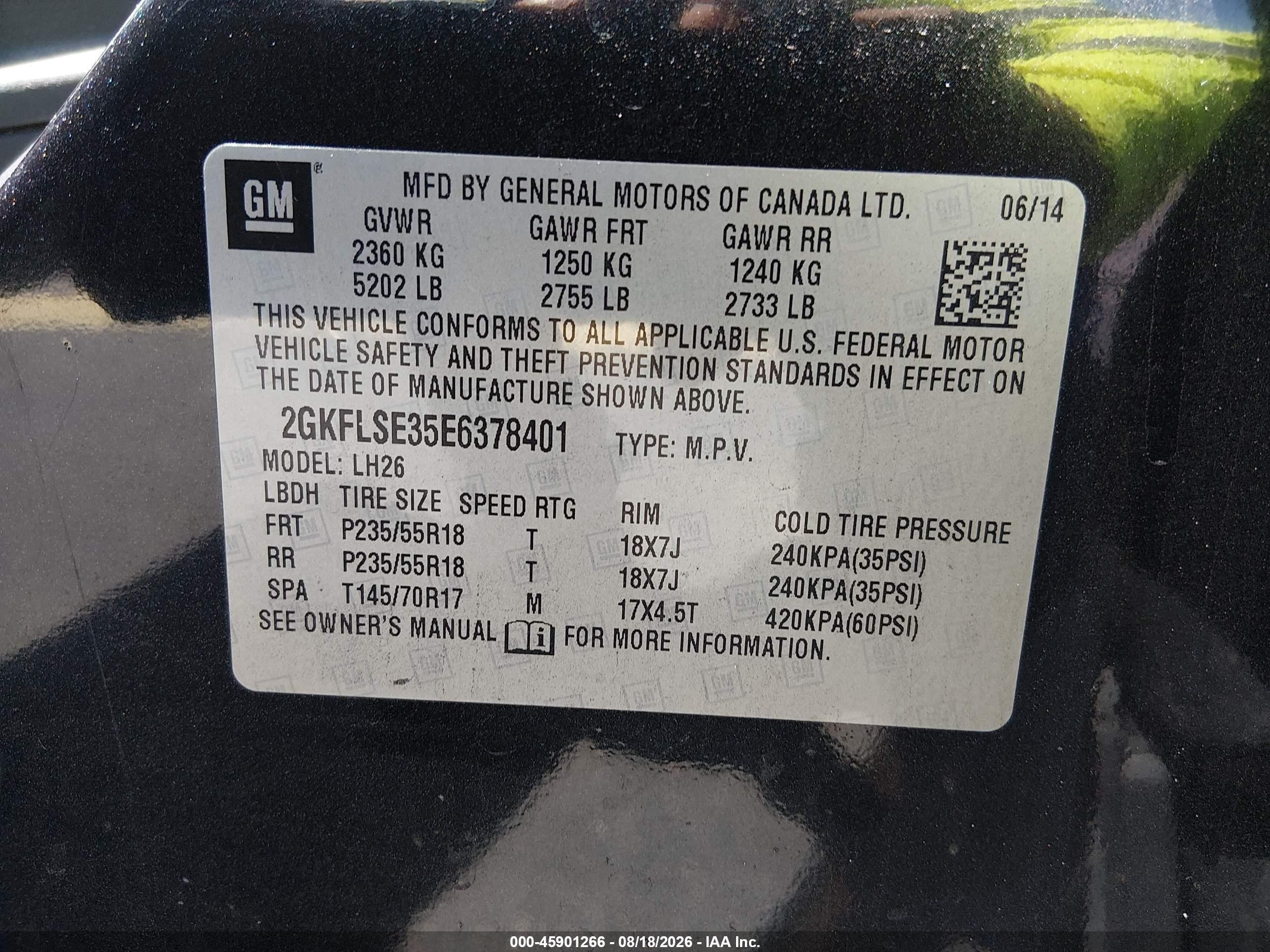 2014 Gmc Terrain Slt-1 Black vin: 2GKFLSE35E6378401