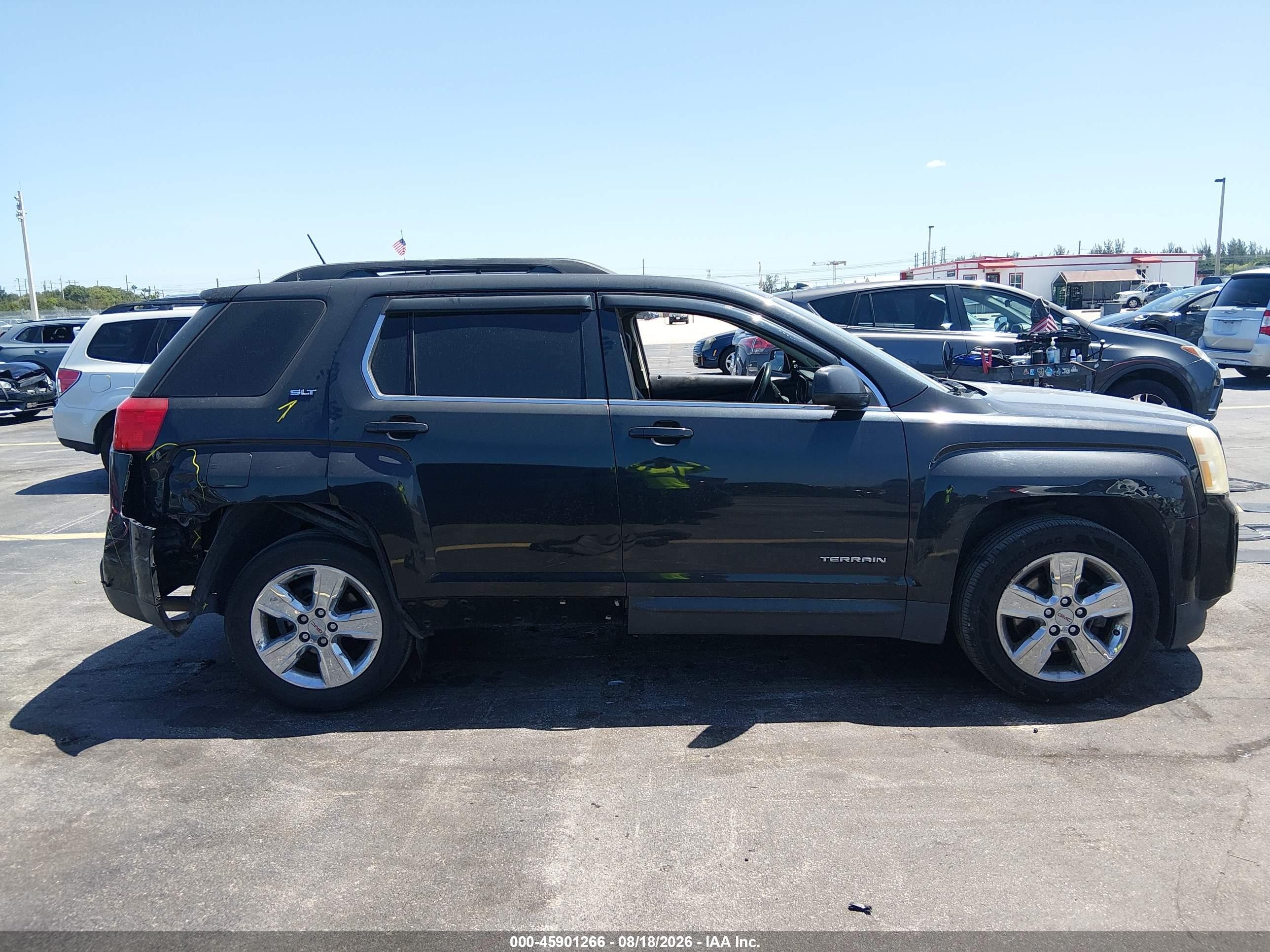 2014 Gmc Terrain Slt-1 Black vin: 2GKFLSE35E6378401