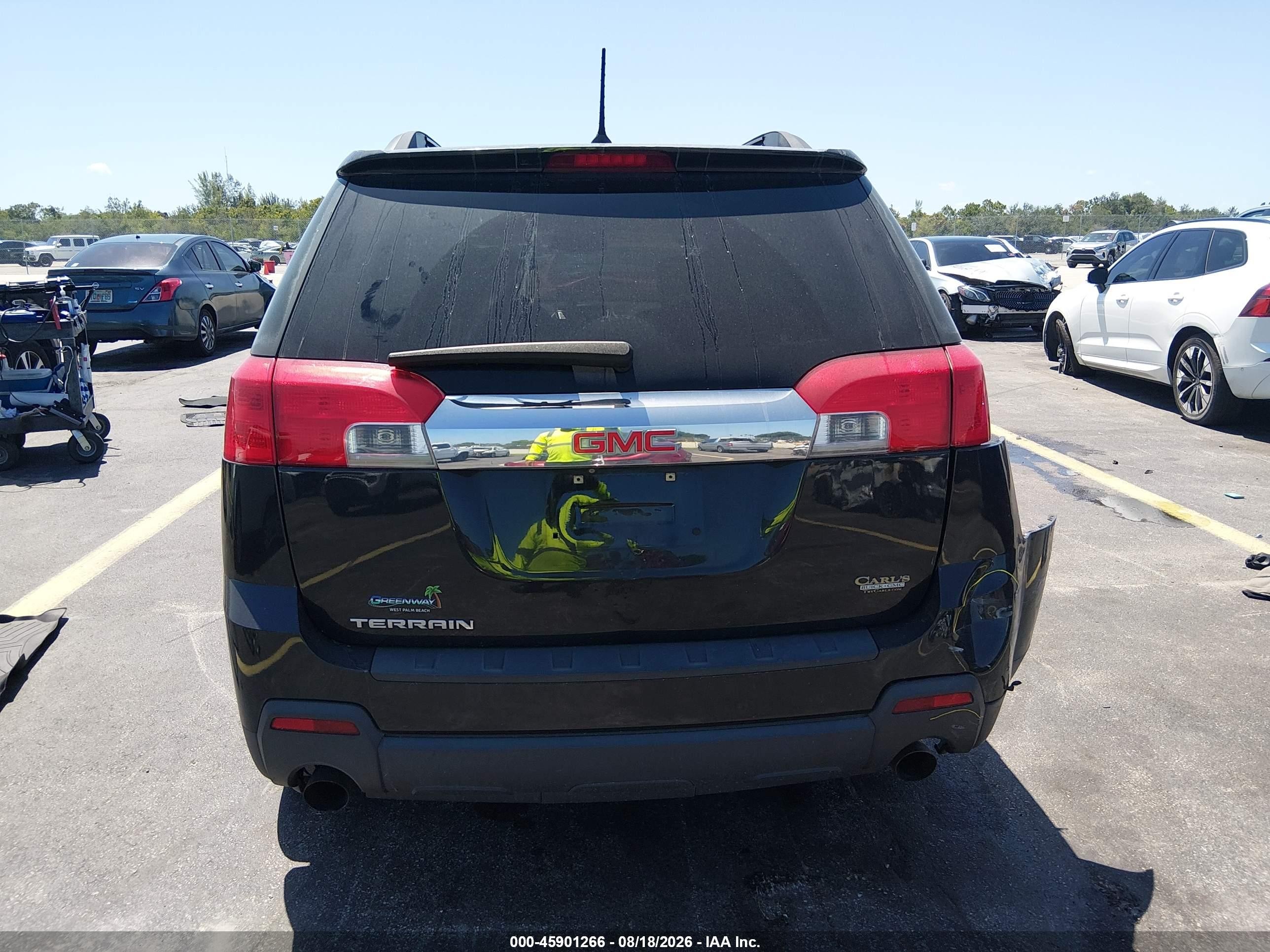 2014 Gmc Terrain Slt-1 Black vin: 2GKFLSE35E6378401