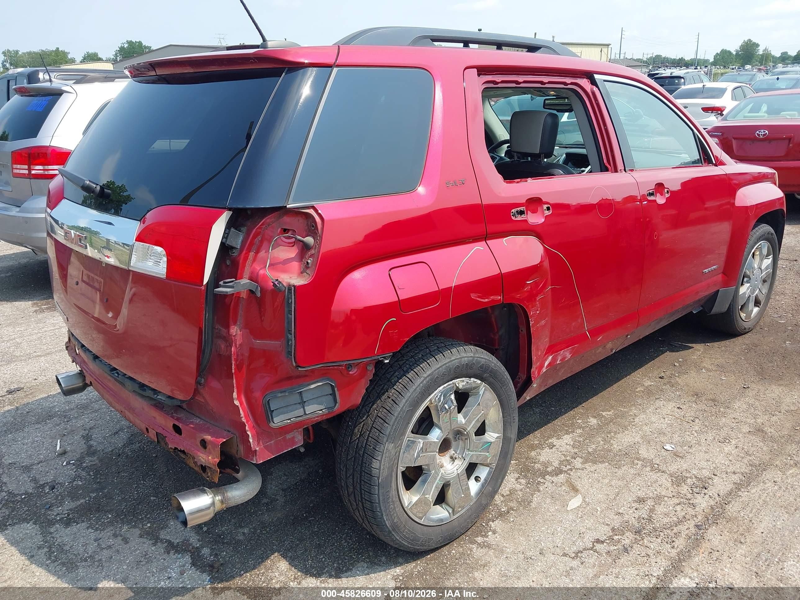 2015 Gmc Terrain Slt-1 Red vin: 2GKFLSE36F6406949