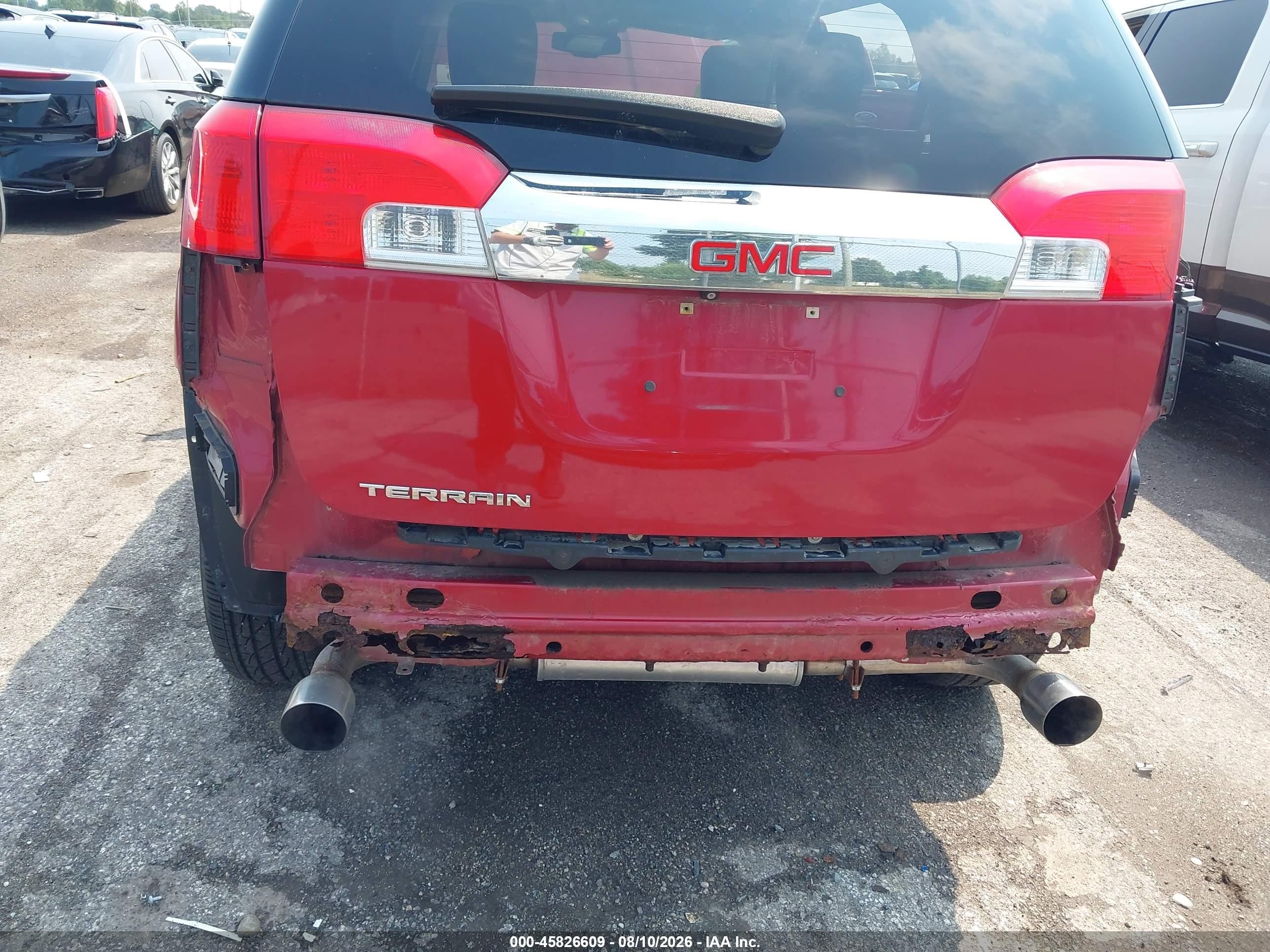 2015 Gmc Terrain Slt-1 Red vin: 2GKFLSE36F6406949