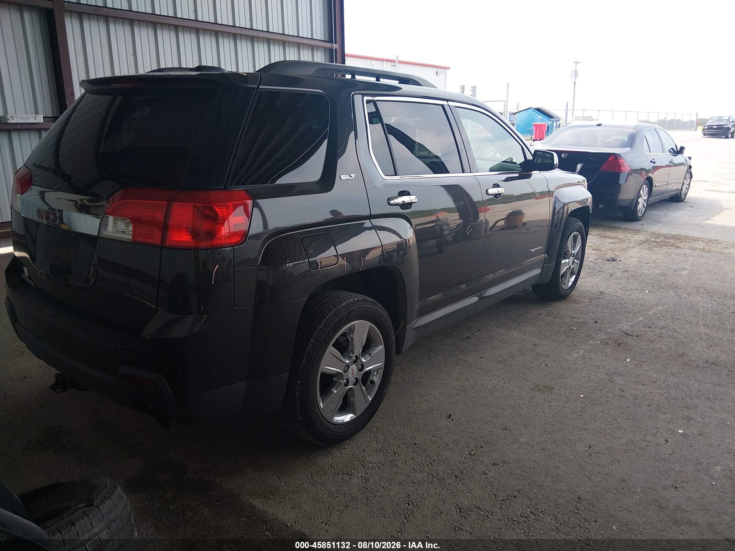 2015 Gmc Terrain Slt-1 Black vin: 2GKFLSE36F6435870