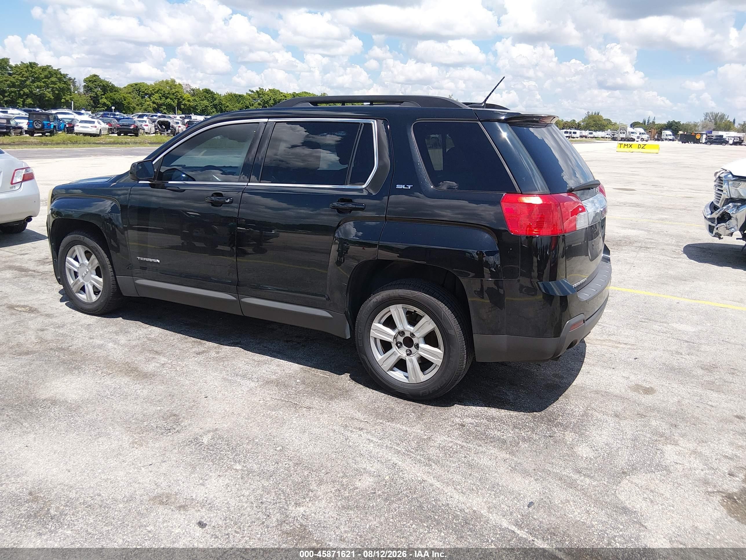 2014 Gmc Terrain Slt-1 Черный vin: 2GKFLSE37E6376682
