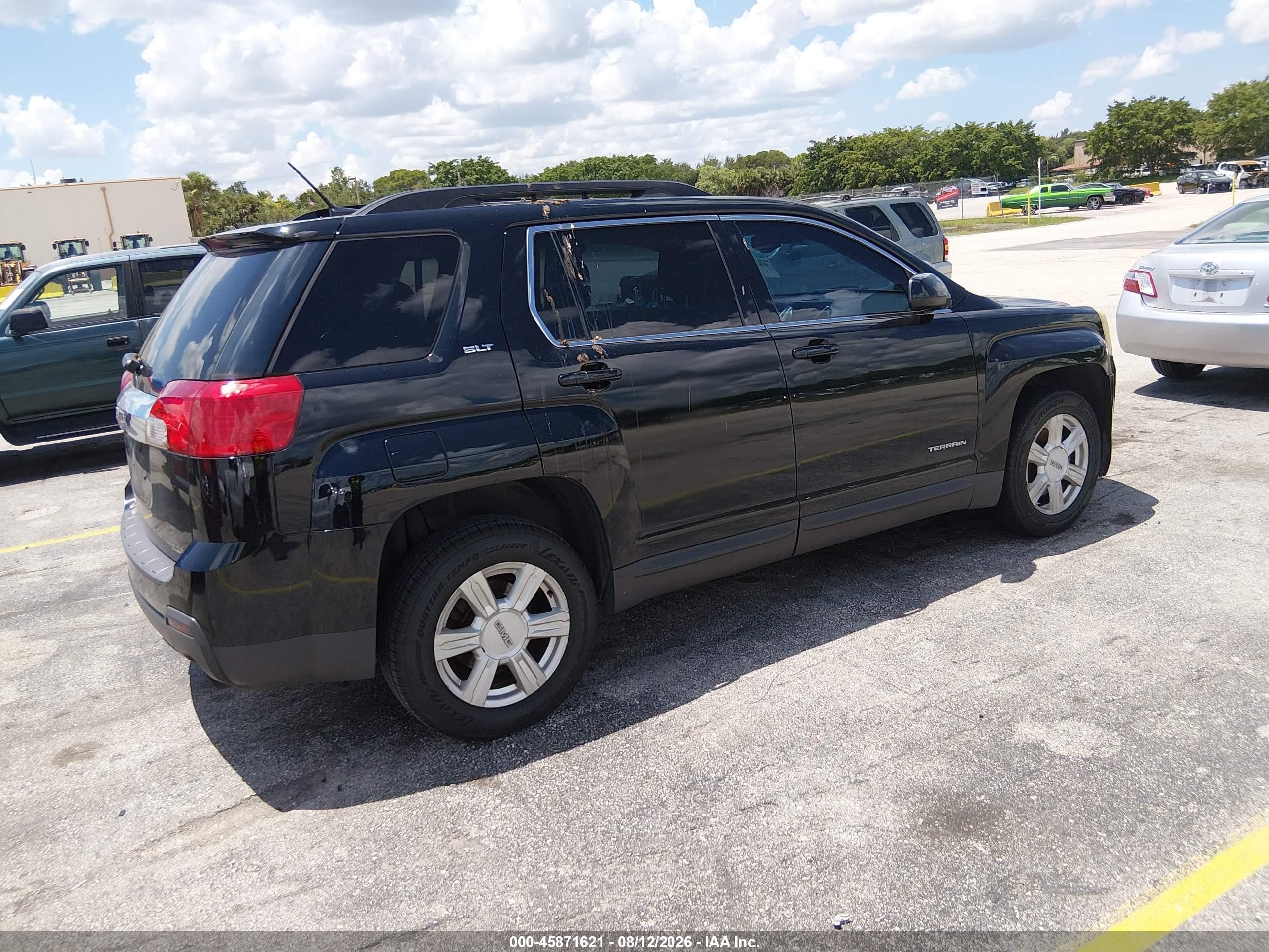 2014 Gmc Terrain Slt-1 Черный vin: 2GKFLSE37E6376682