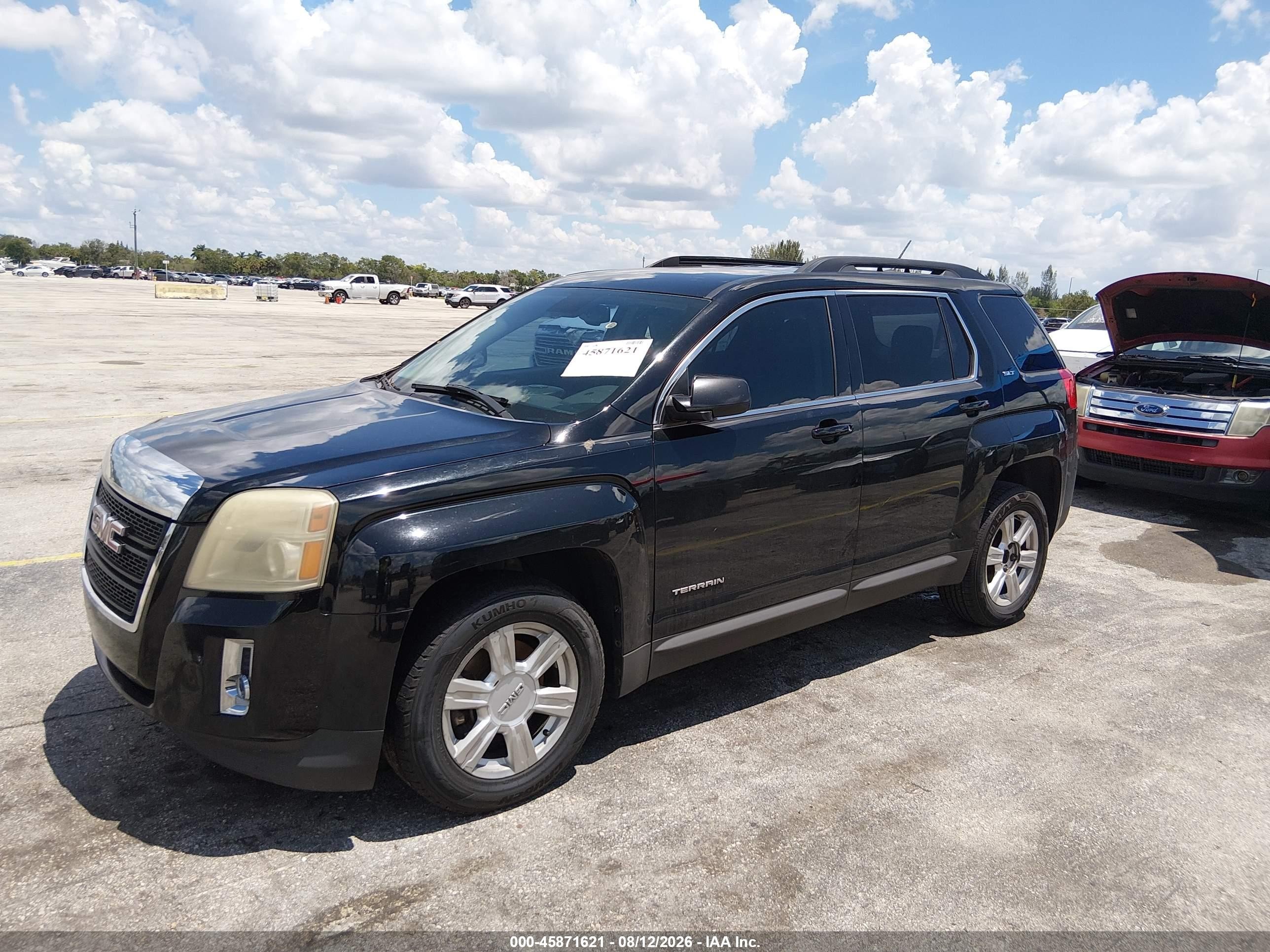 2014 Gmc Terrain Slt-1 Черный vin: 2GKFLSE37E6376682