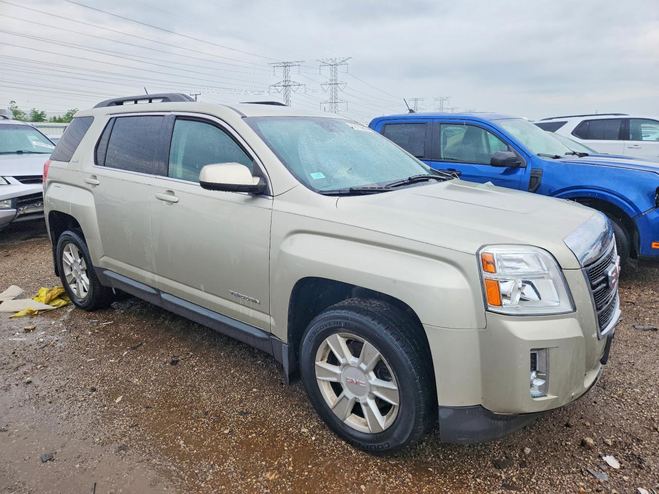 2013 Gmc Terrain Sle Желто-коричневый vin: 2GKFLSE38D6418498