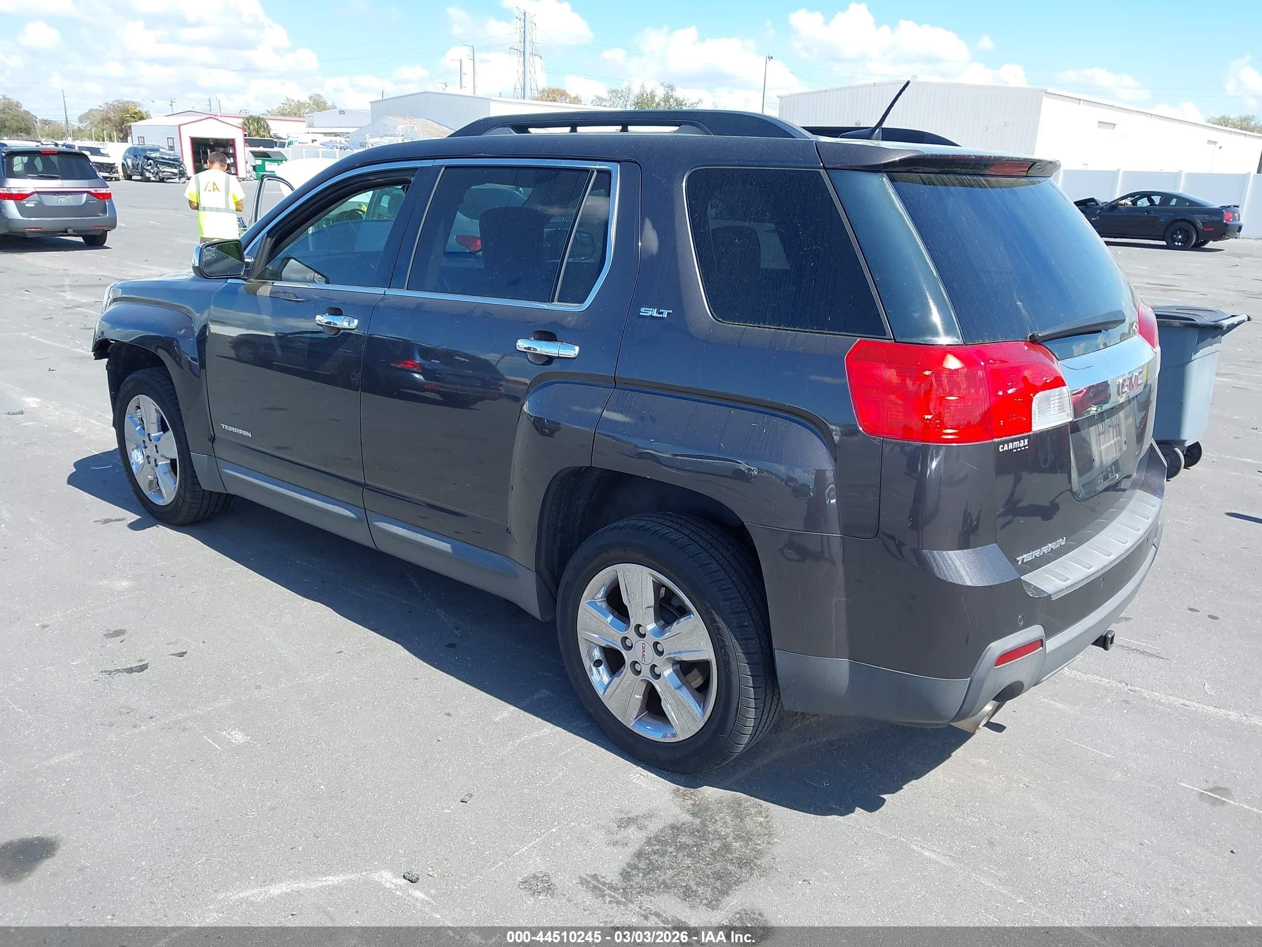 2014 Gmc Terrain Slt-1 Gray vin: 2GKFLSE38E6222174