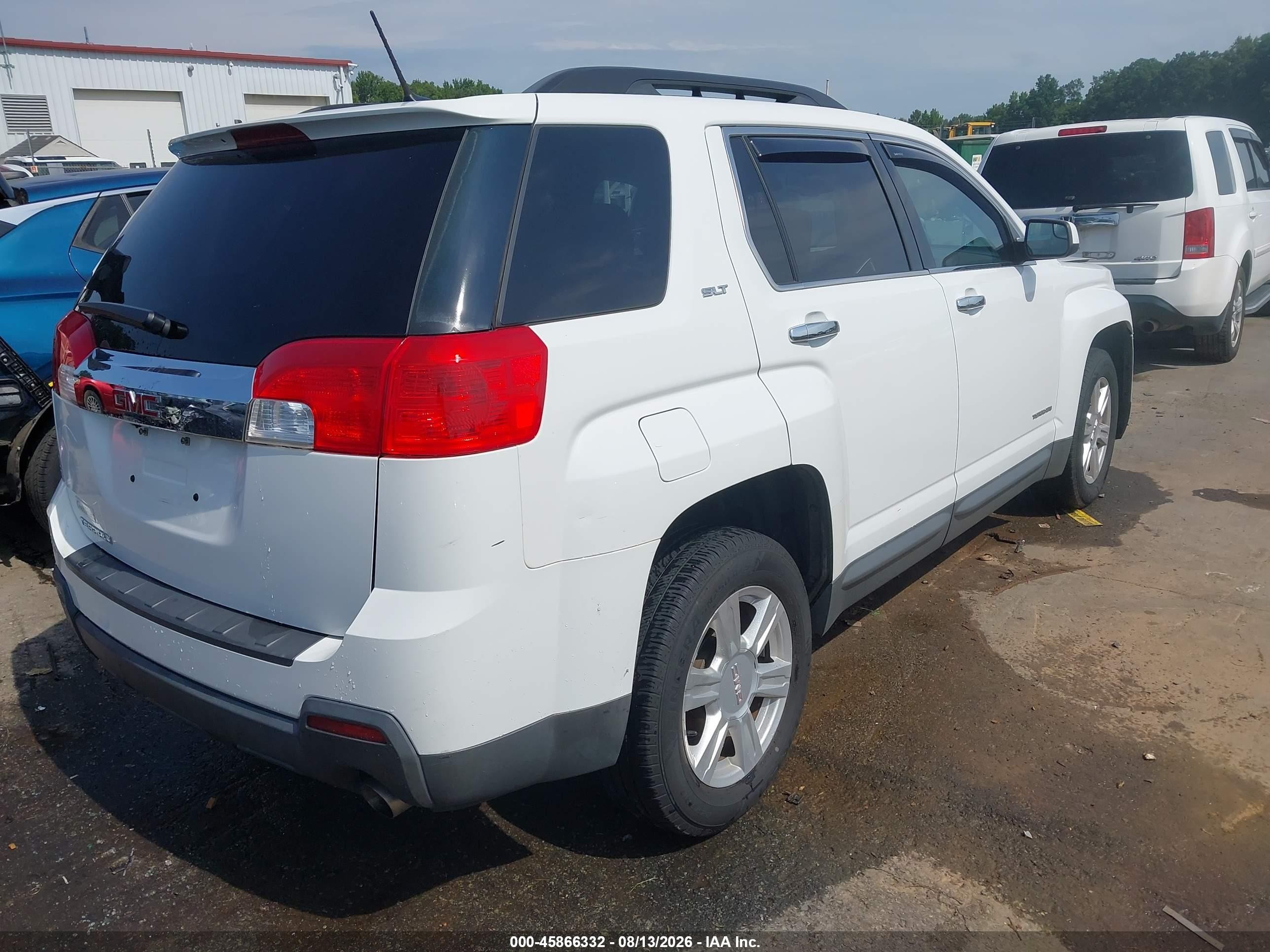 2014 Gmc Terrain Slt-1 White vin: 2GKFLSE39E6249853
