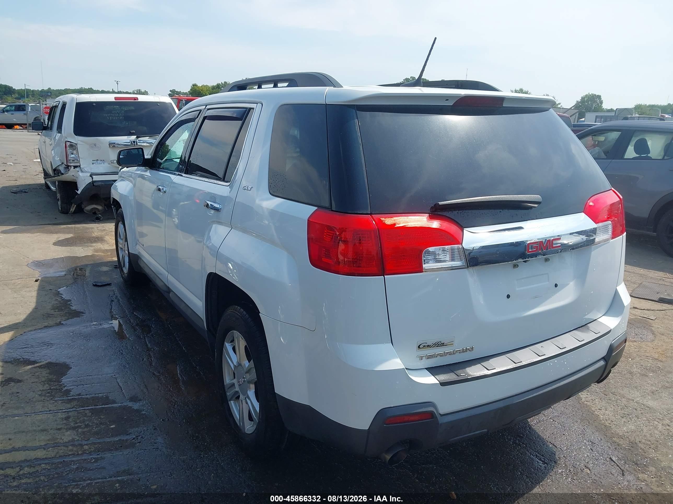 2014 Gmc Terrain Slt-1 White vin: 2GKFLSE39E6249853