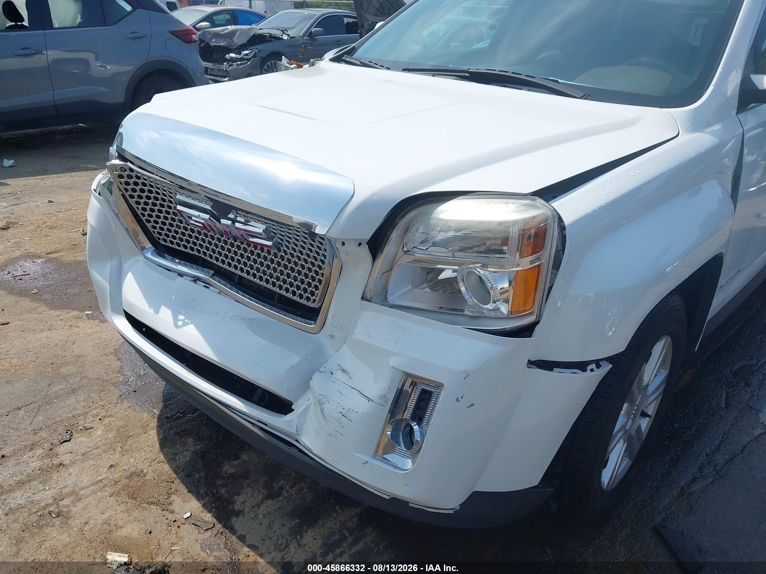 2014 Gmc Terrain Slt-1 White vin: 2GKFLSE39E6249853