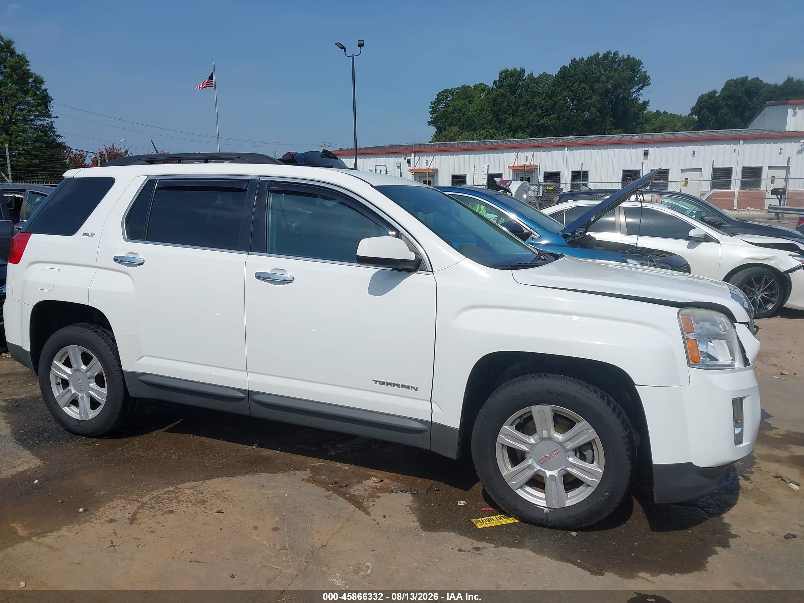 2014 Gmc Terrain Slt-1 White vin: 2GKFLSE39E6249853