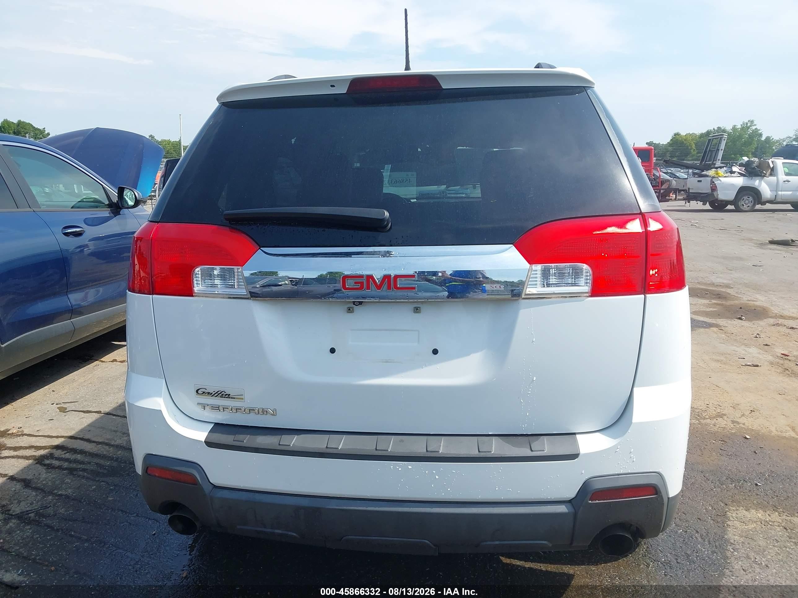 2014 Gmc Terrain Slt-1 White vin: 2GKFLSE39E6249853