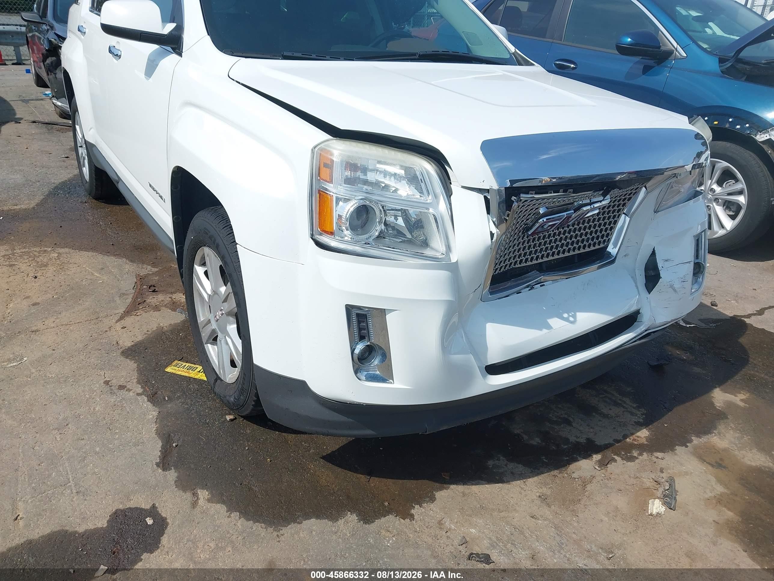 2014 Gmc Terrain Slt-1 White vin: 2GKFLSE39E6249853