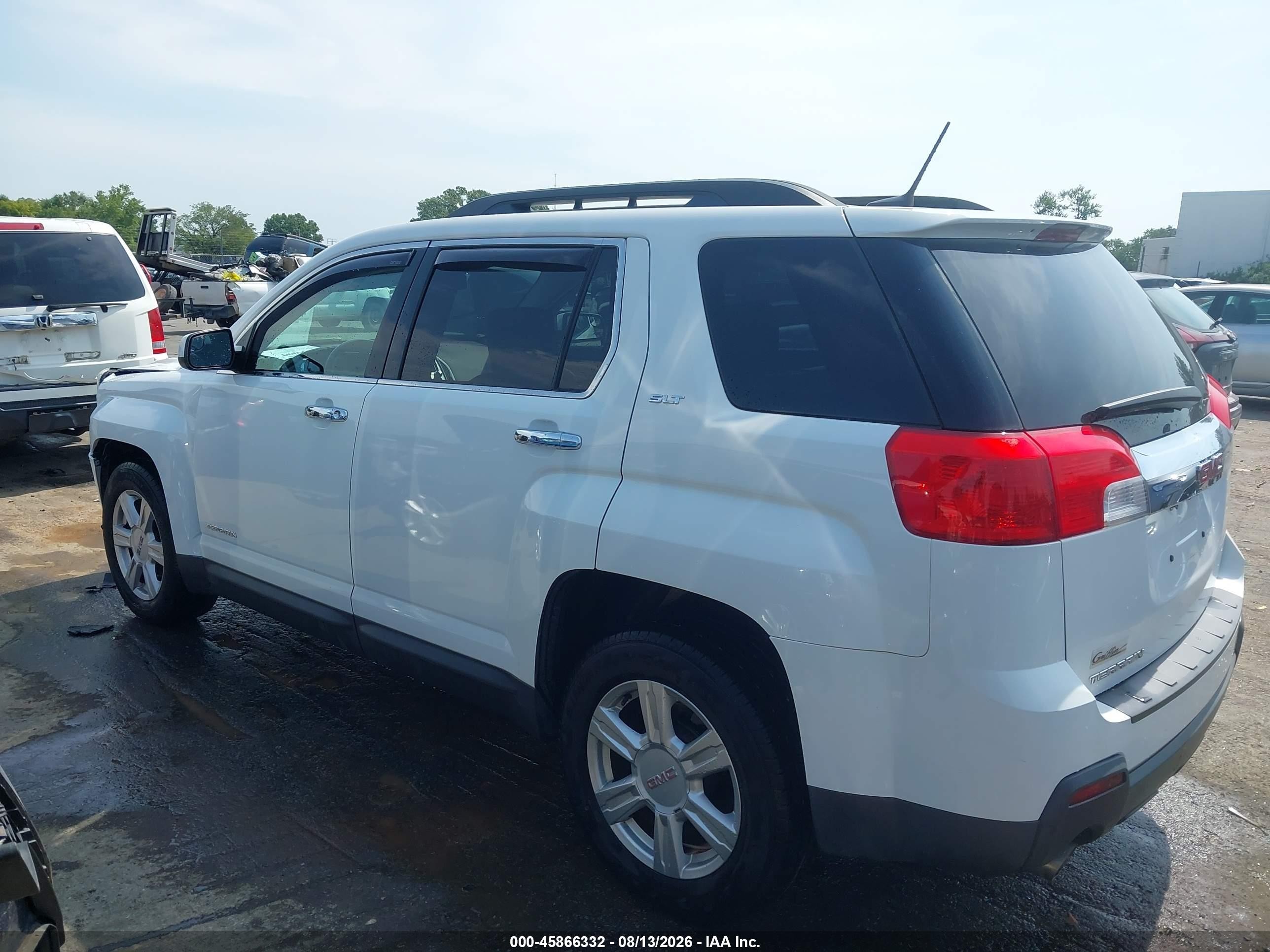 2014 Gmc Terrain Slt-1 White vin: 2GKFLSE39E6249853