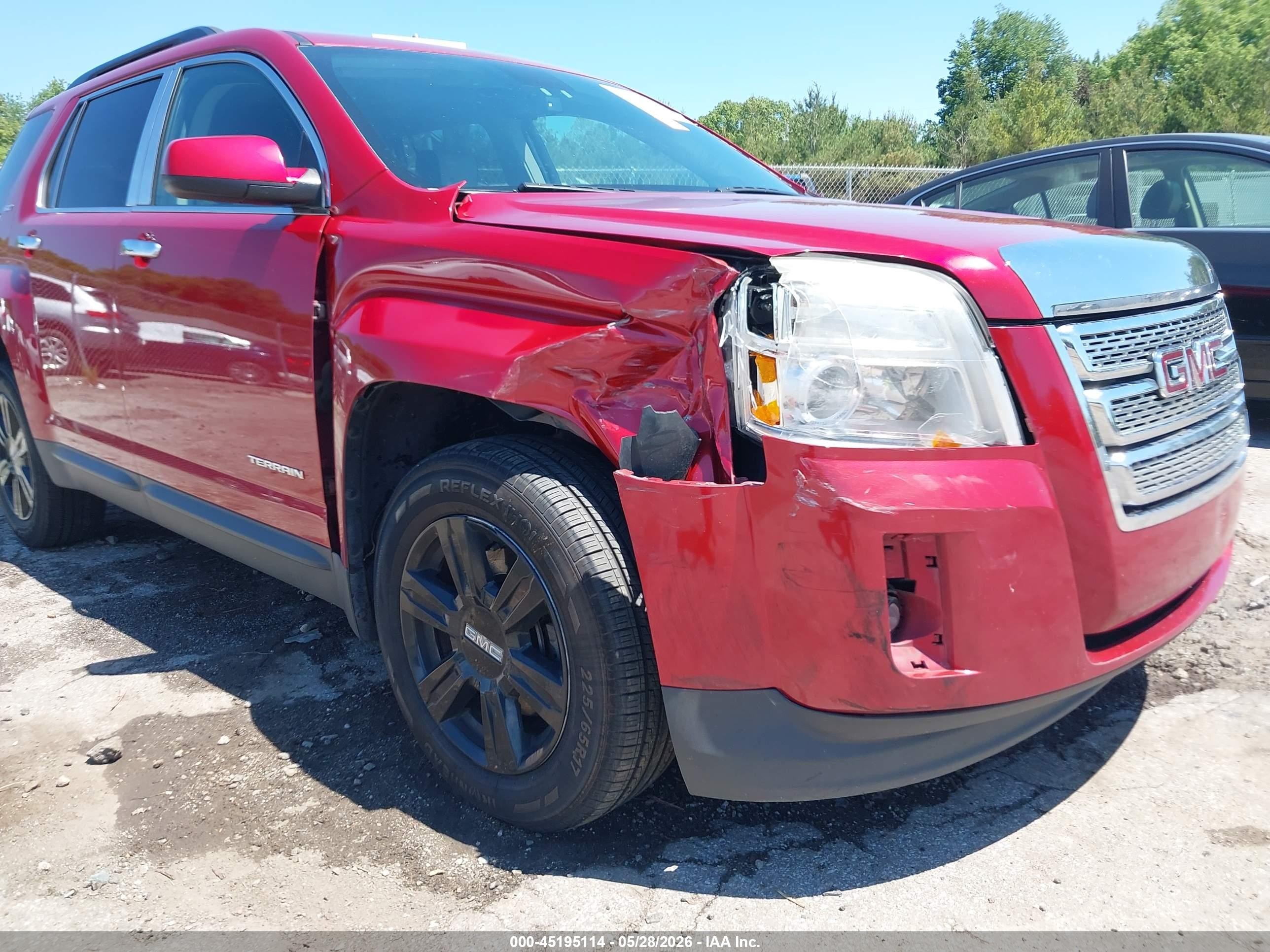 2015 Gmc Terrain Slt-1 Red vin: 2GKFLSE39F6270655