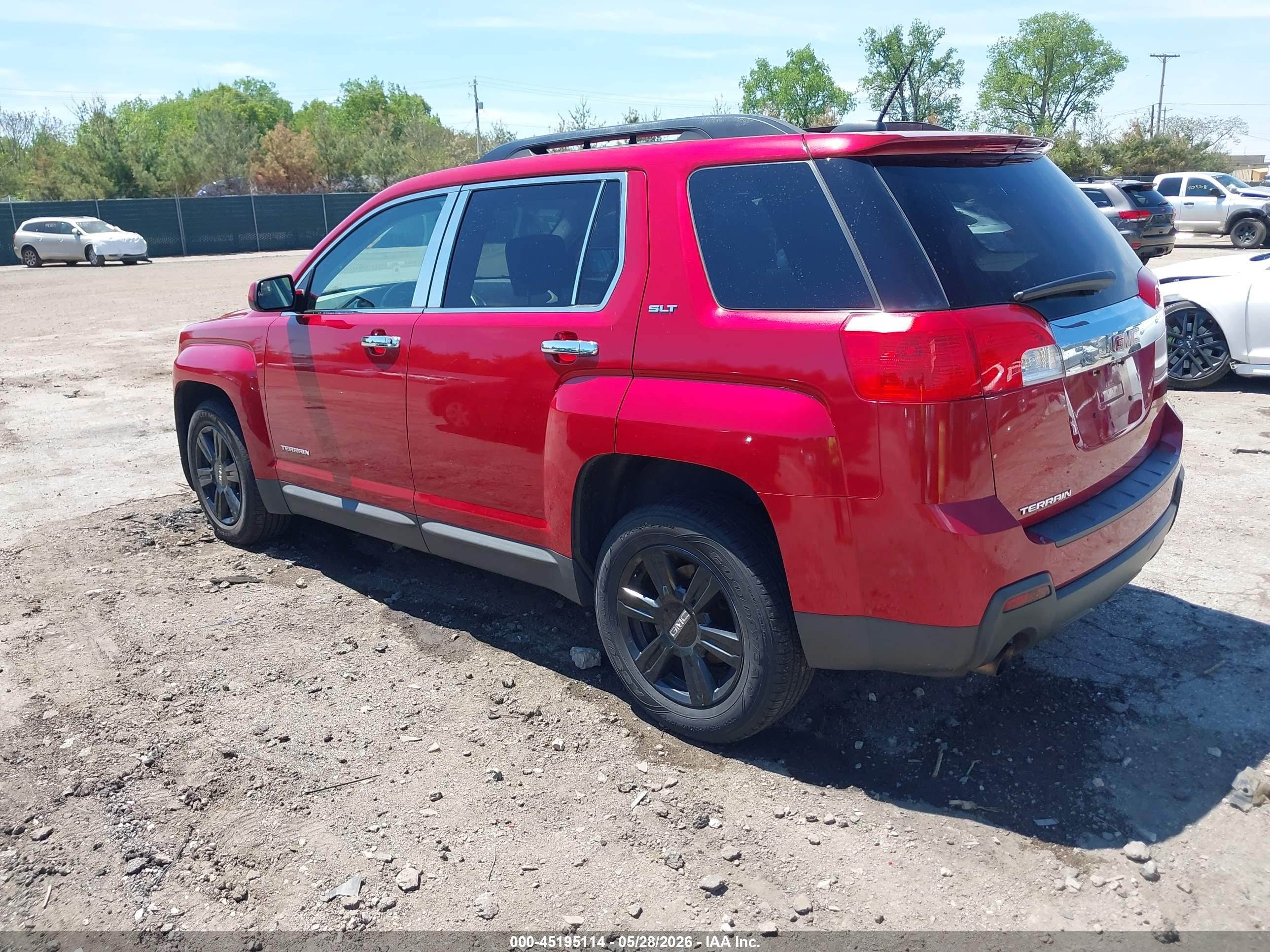 2015 Gmc Terrain Slt-1 Red vin: 2GKFLSE39F6270655