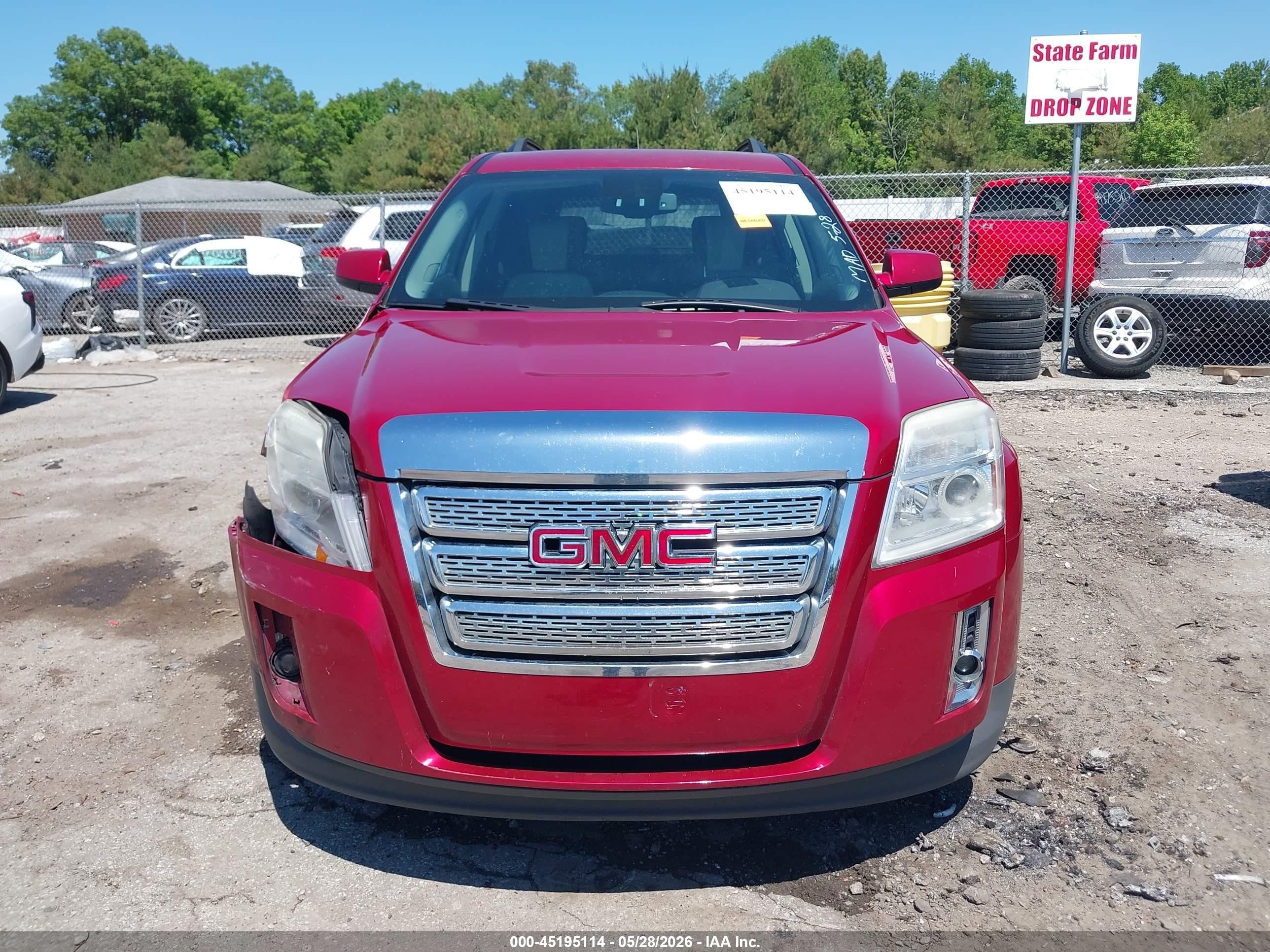 2015 Gmc Terrain Slt-1 Red vin: 2GKFLSE39F6270655