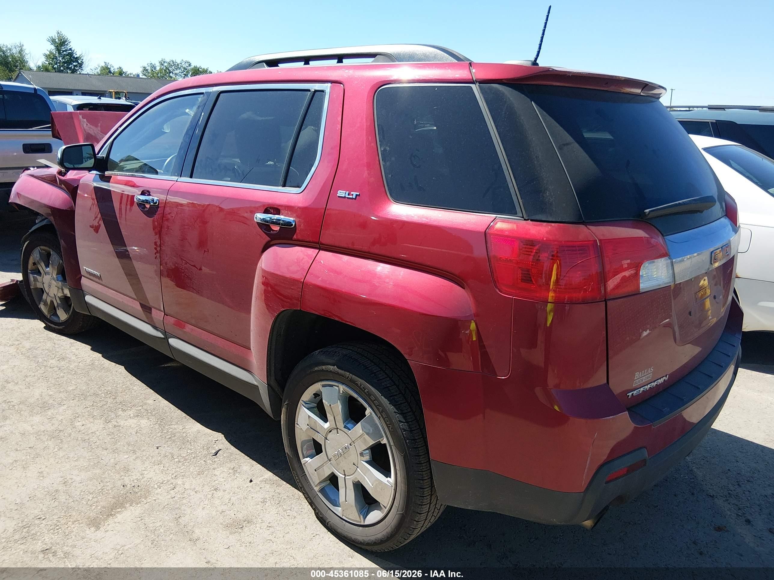 2015 Gmc Terrain Slt-1 Red vin: 2GKFLSE39F6414155