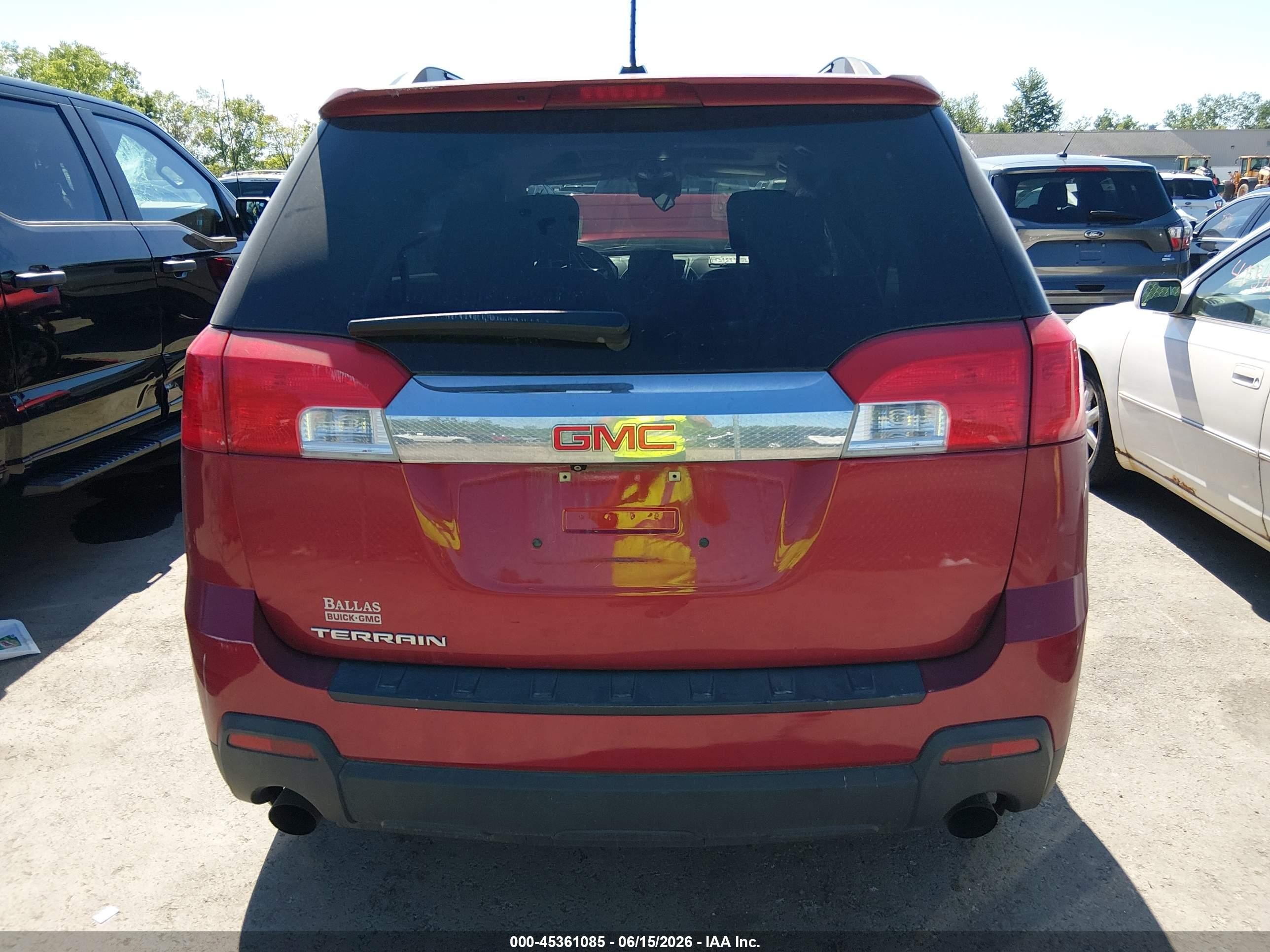 2015 Gmc Terrain Slt-1 Red vin: 2GKFLSE39F6414155
